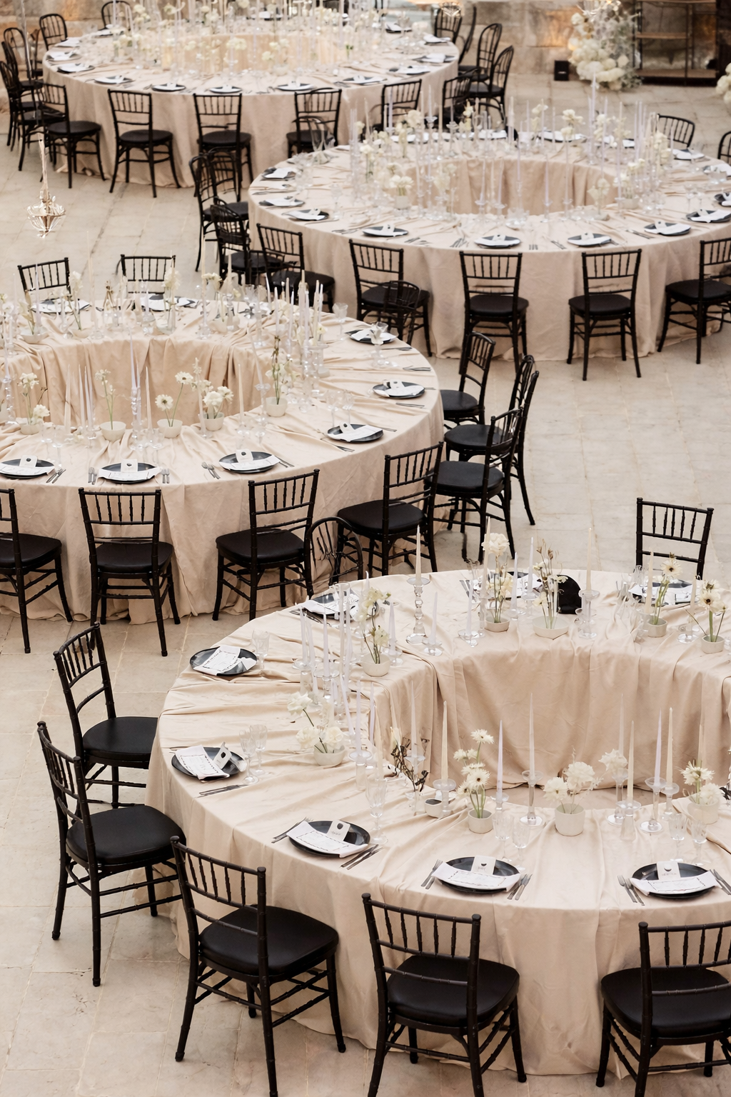 Serpentine Table 6’