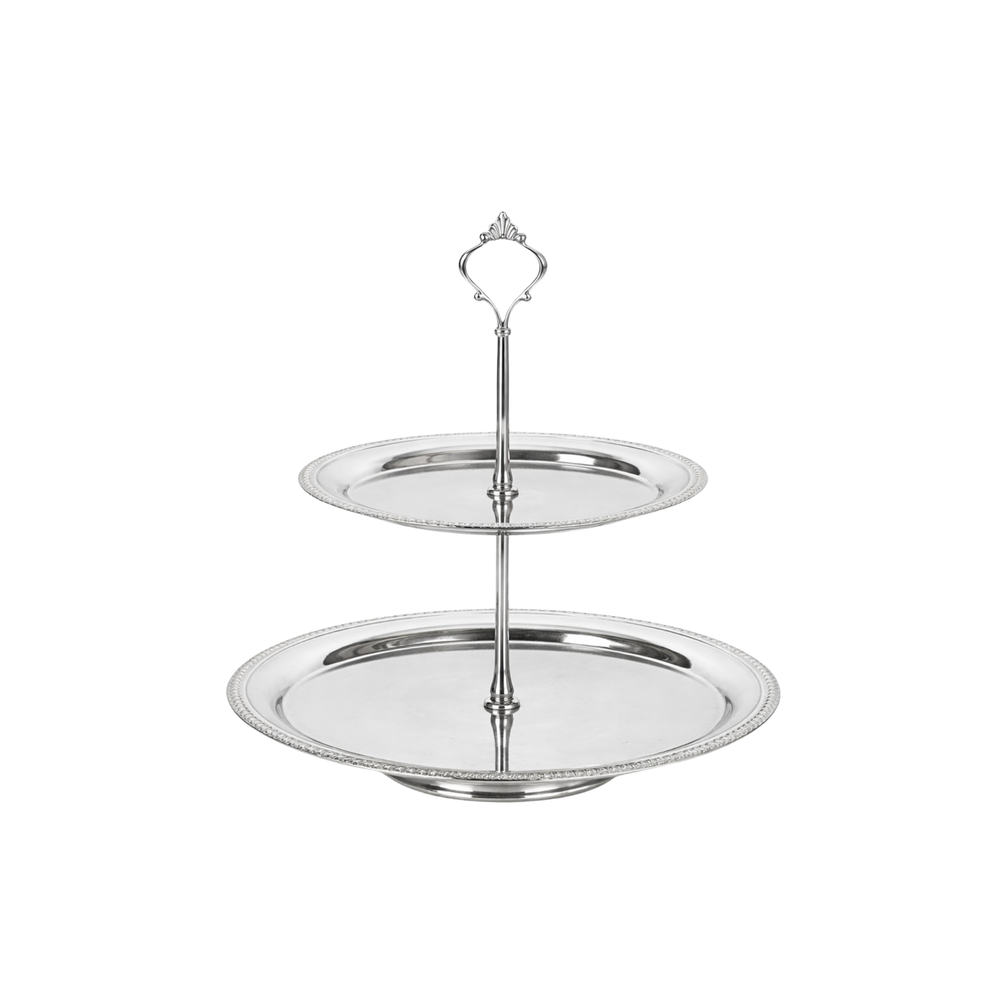 2-Tier Silver Stand