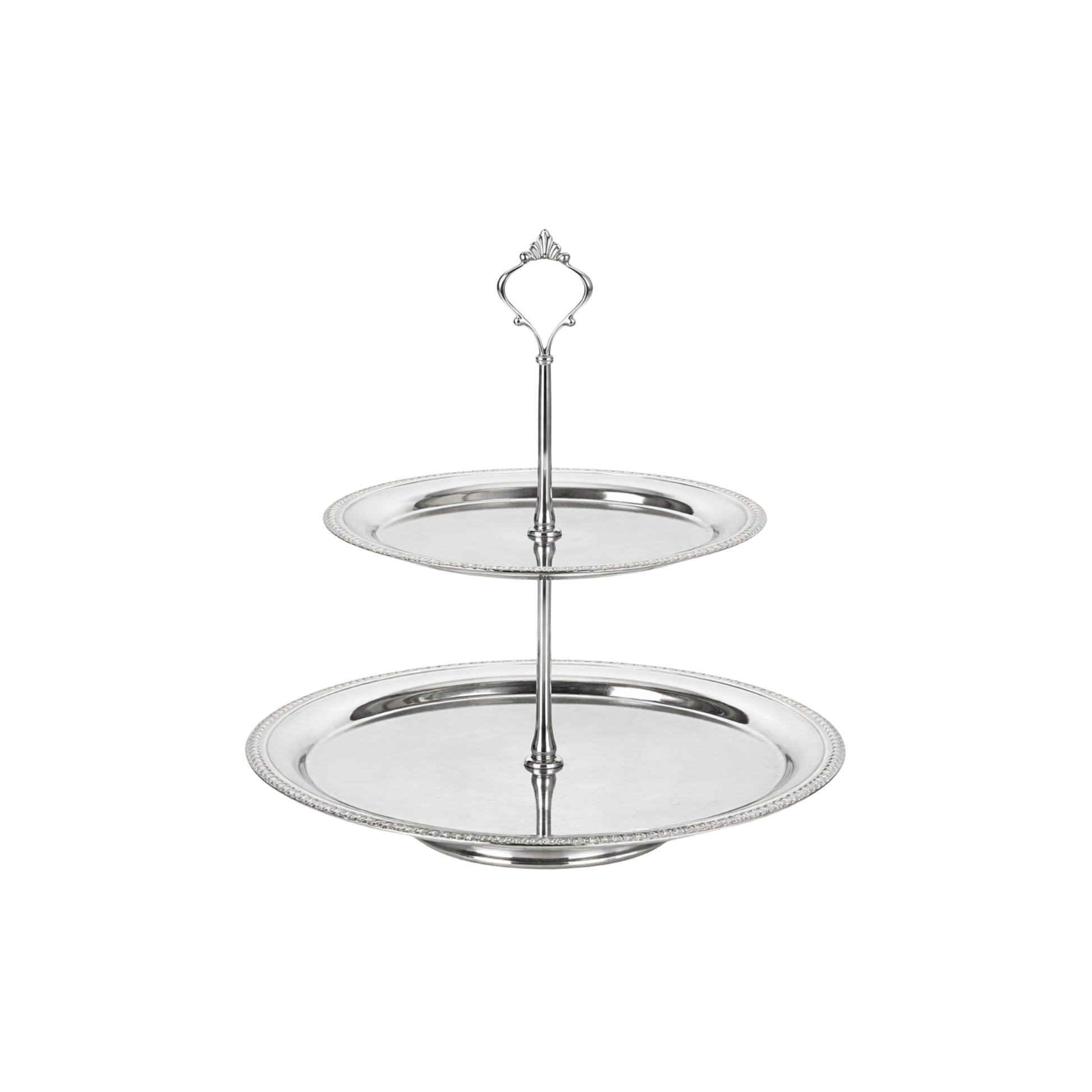 2-Tier Silver Stand