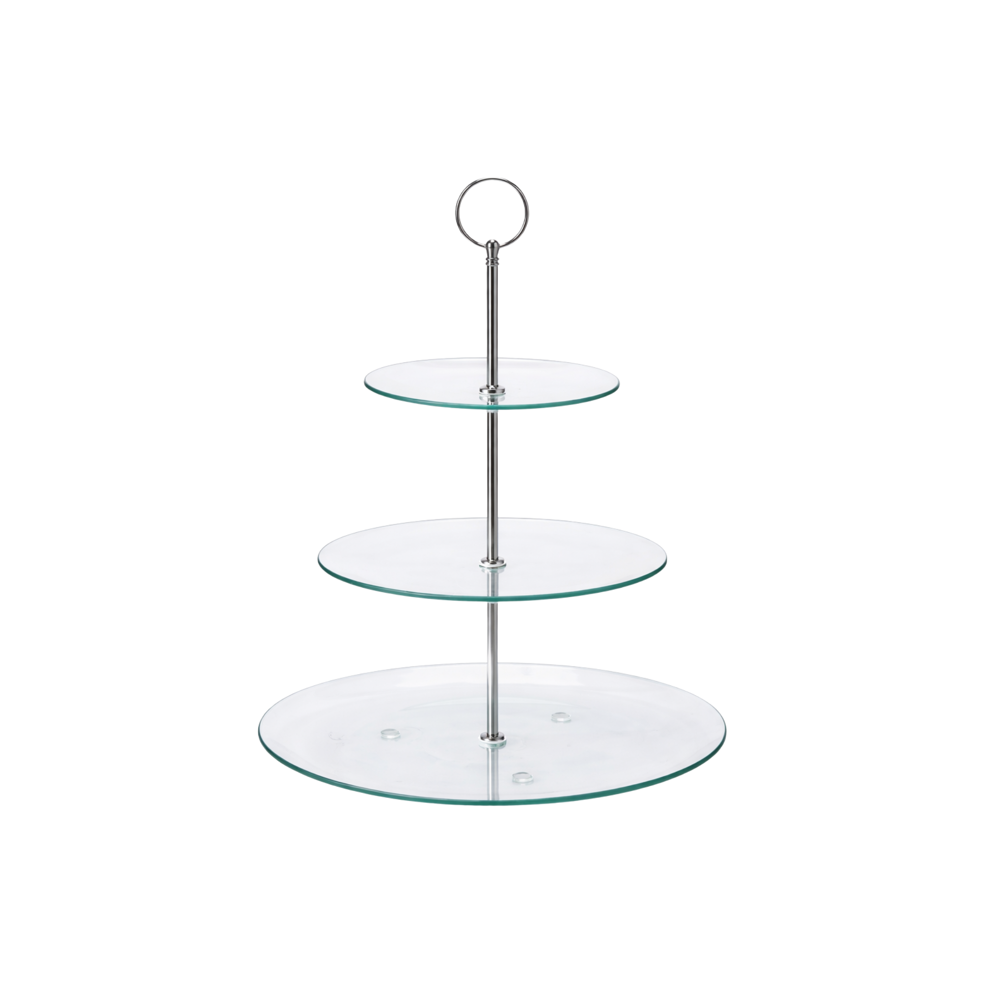 3-Tier Glass Stand 13"