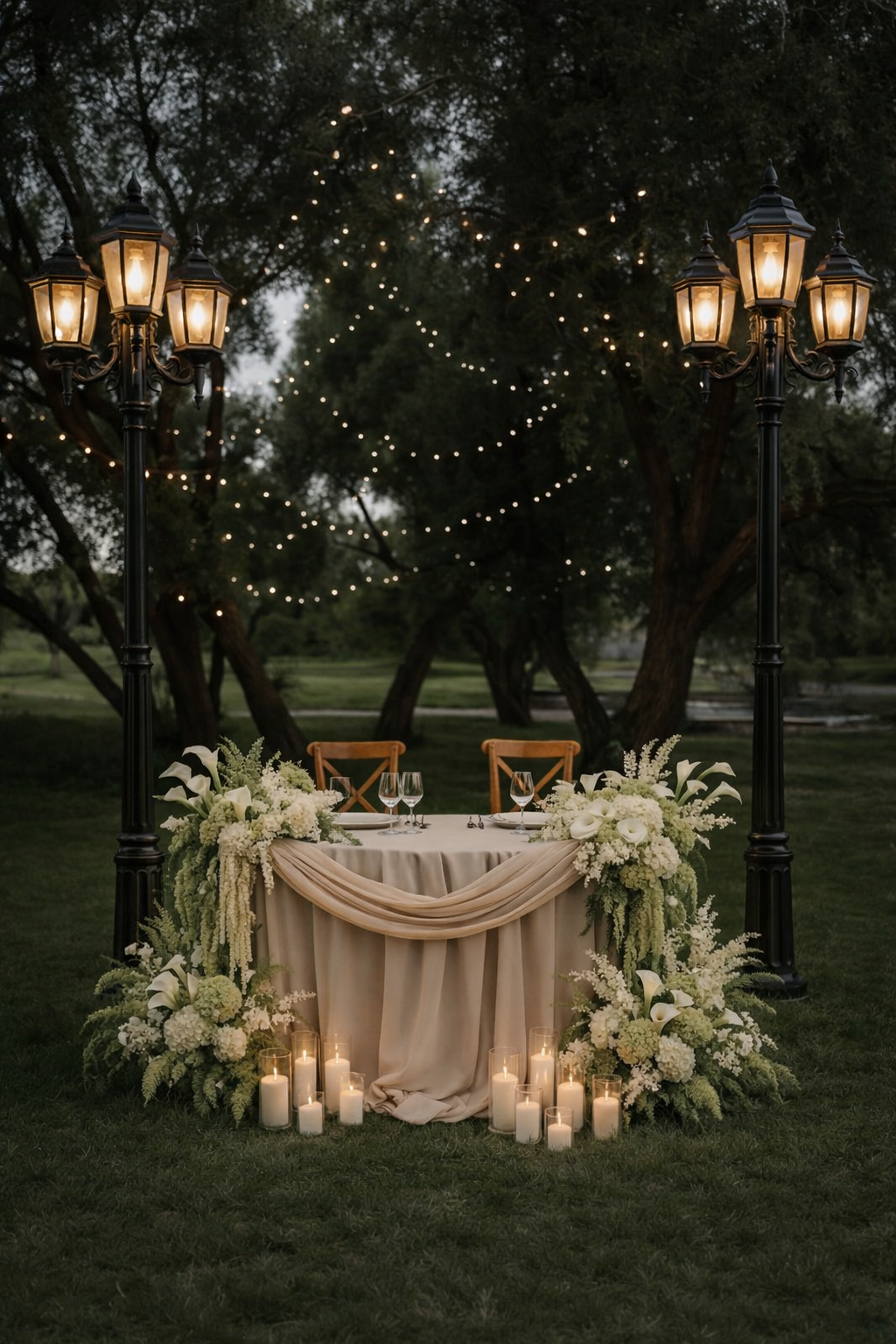 Half Moon Table 60"