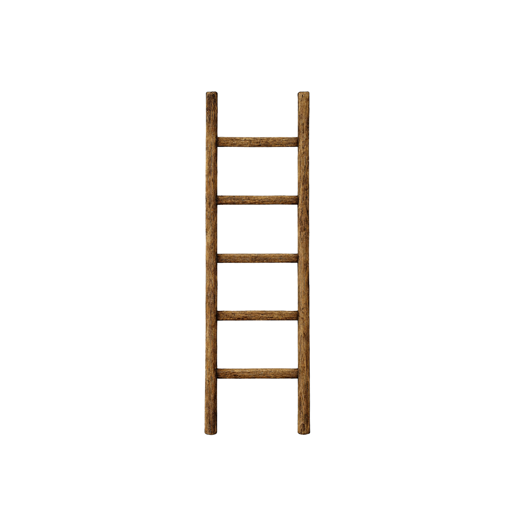 Antique wooden ladder