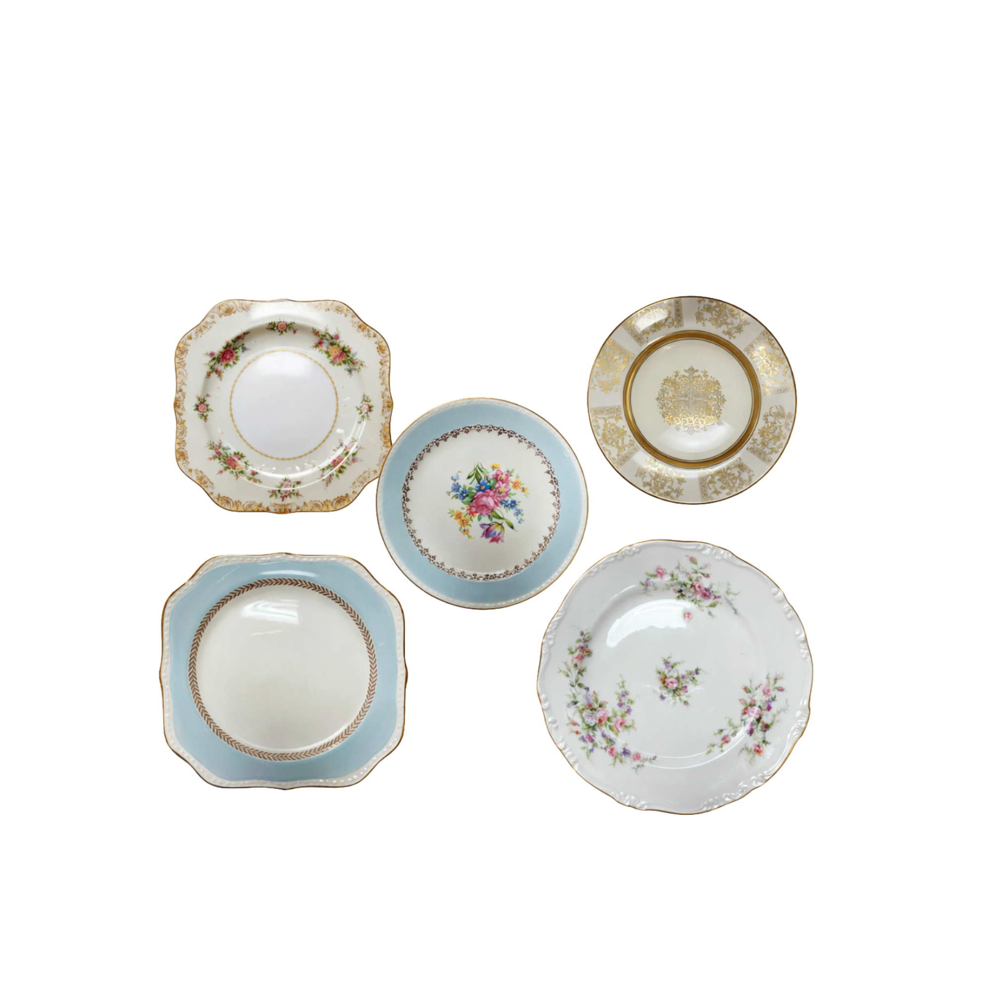 Assorted Vintage Salad or Dessert Plate Price per each