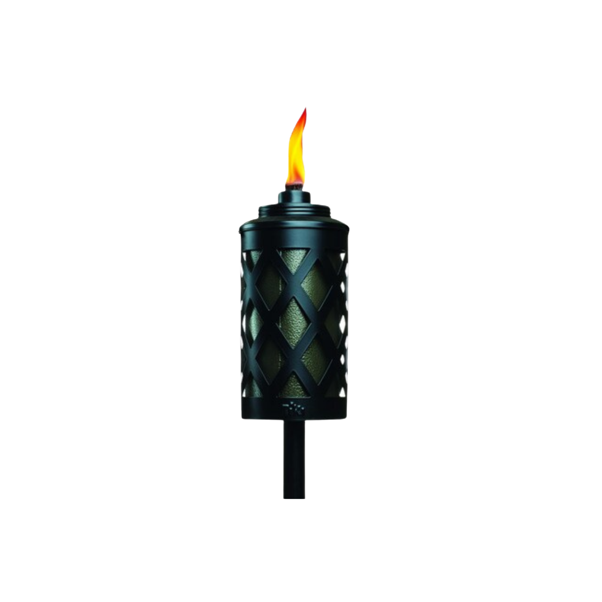 Black Metal Tiki Torch w/ Fuel
