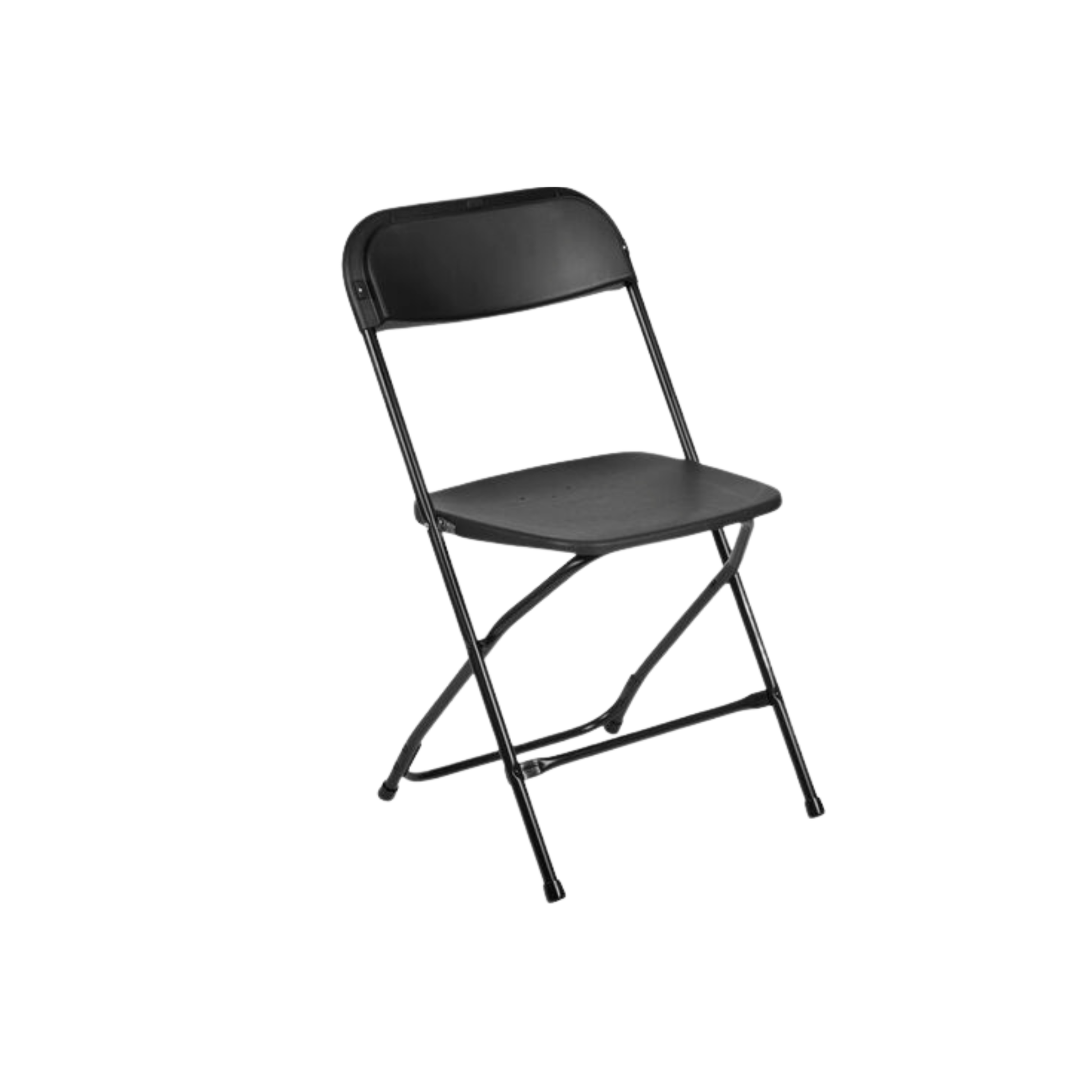 Black Plastic Folding Chair