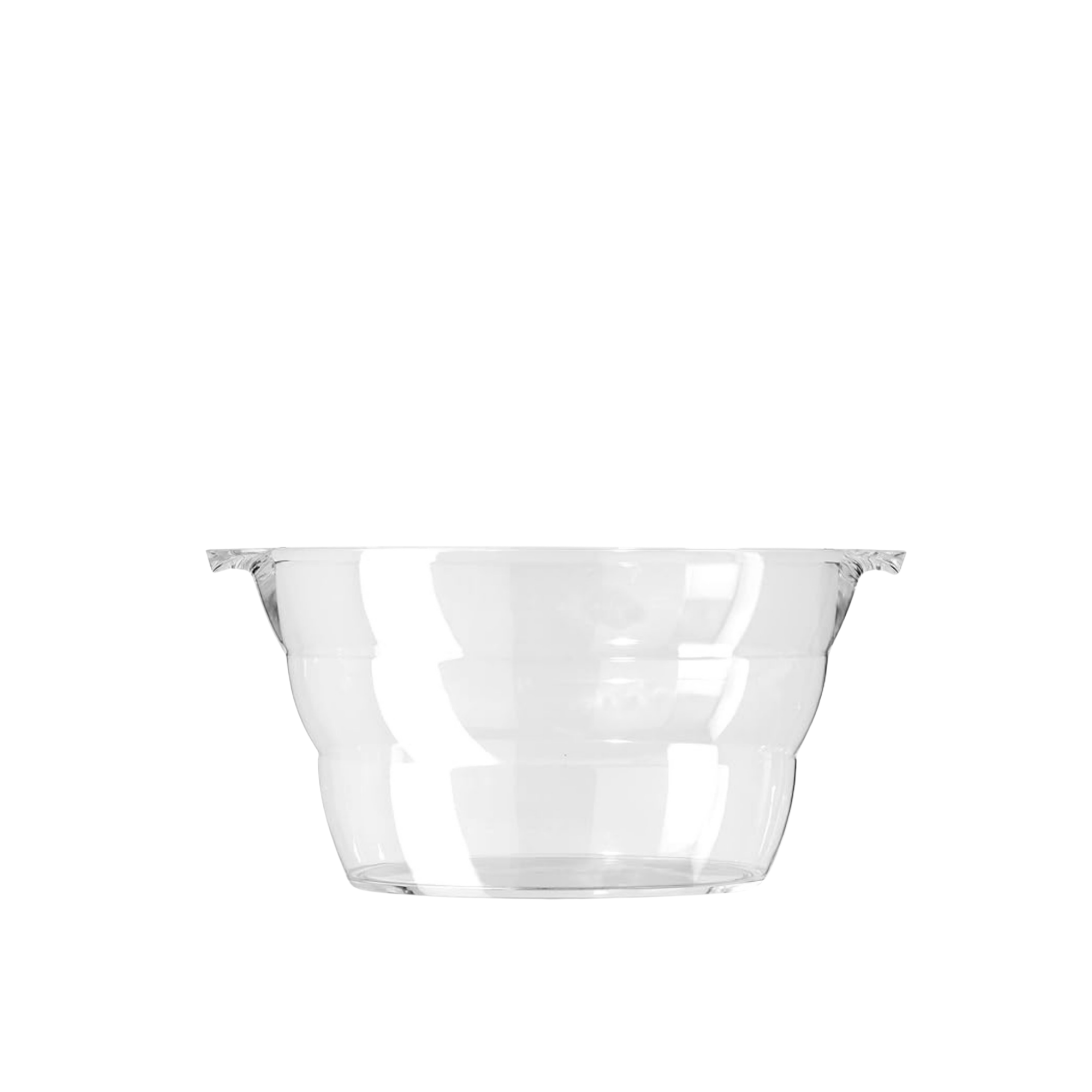 Clear Acrylic Oval Cooler Bucket 16"L  11"W  9"H