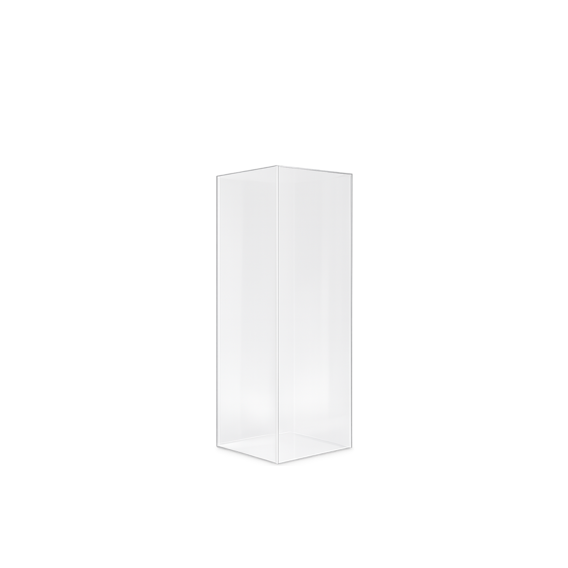 Clear Square Acryllic Column S 10 x 10 x 20