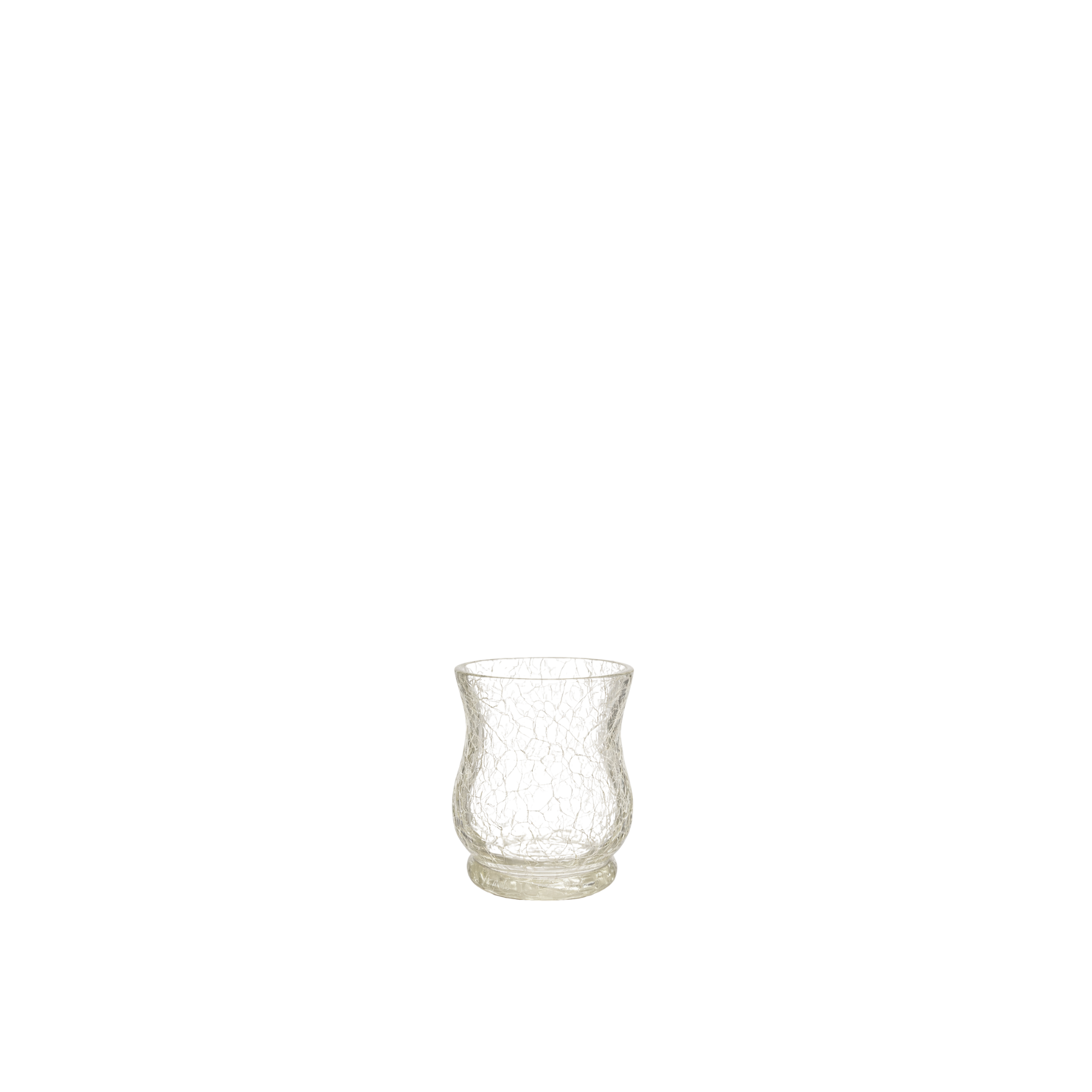 Crack Effect Small Candle Holder