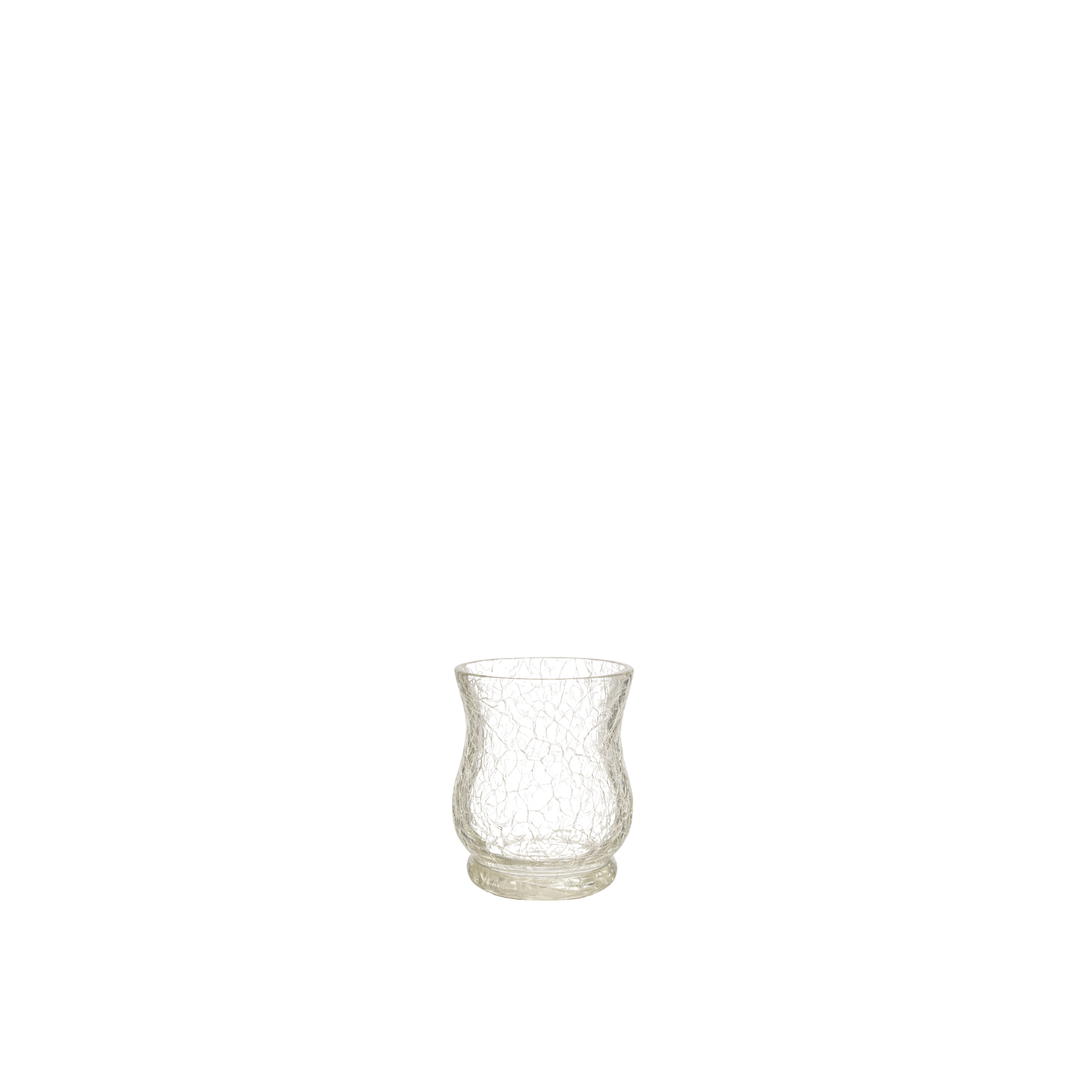Crack Effect Small Candle Holder