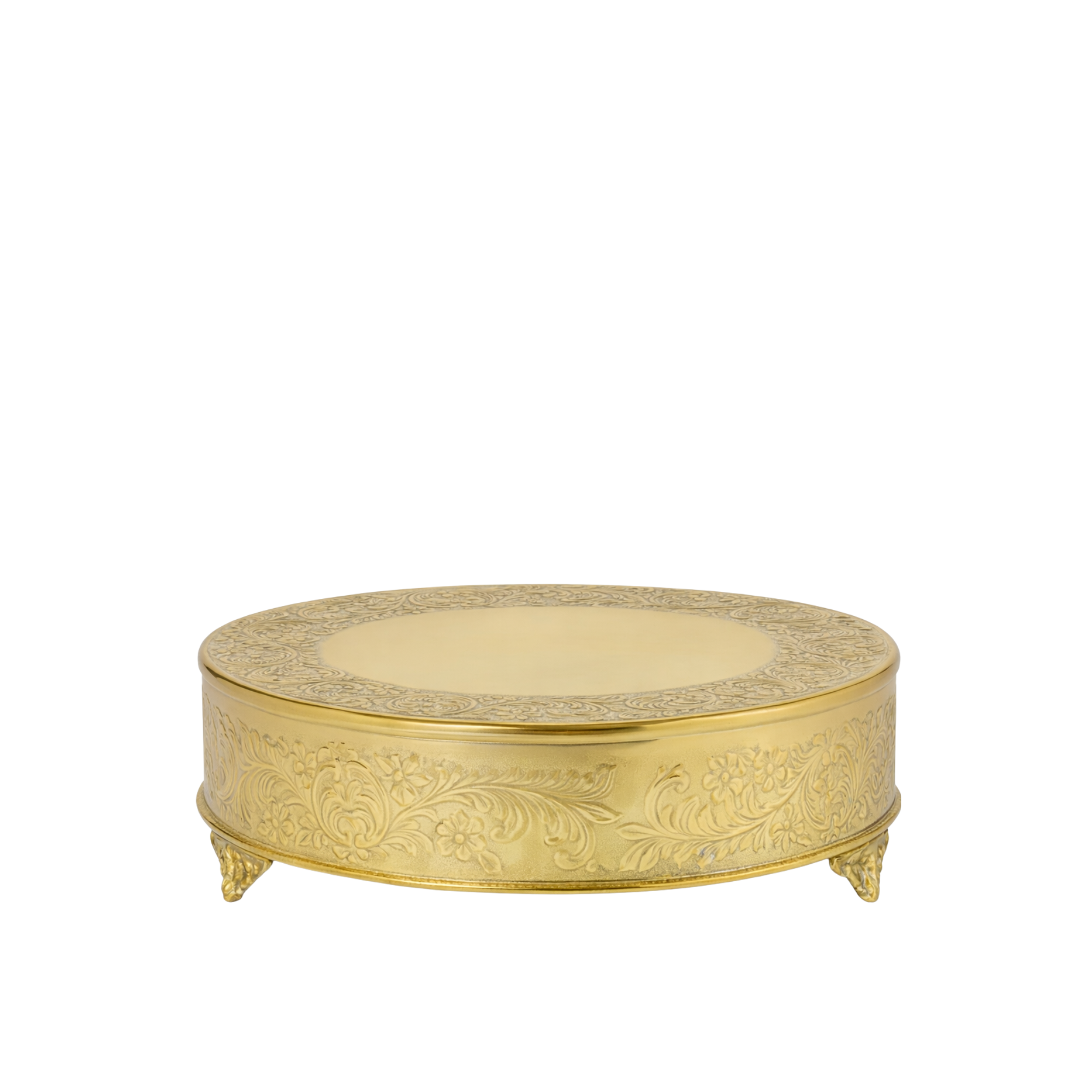 Elegant Gold Cake Stand 22"