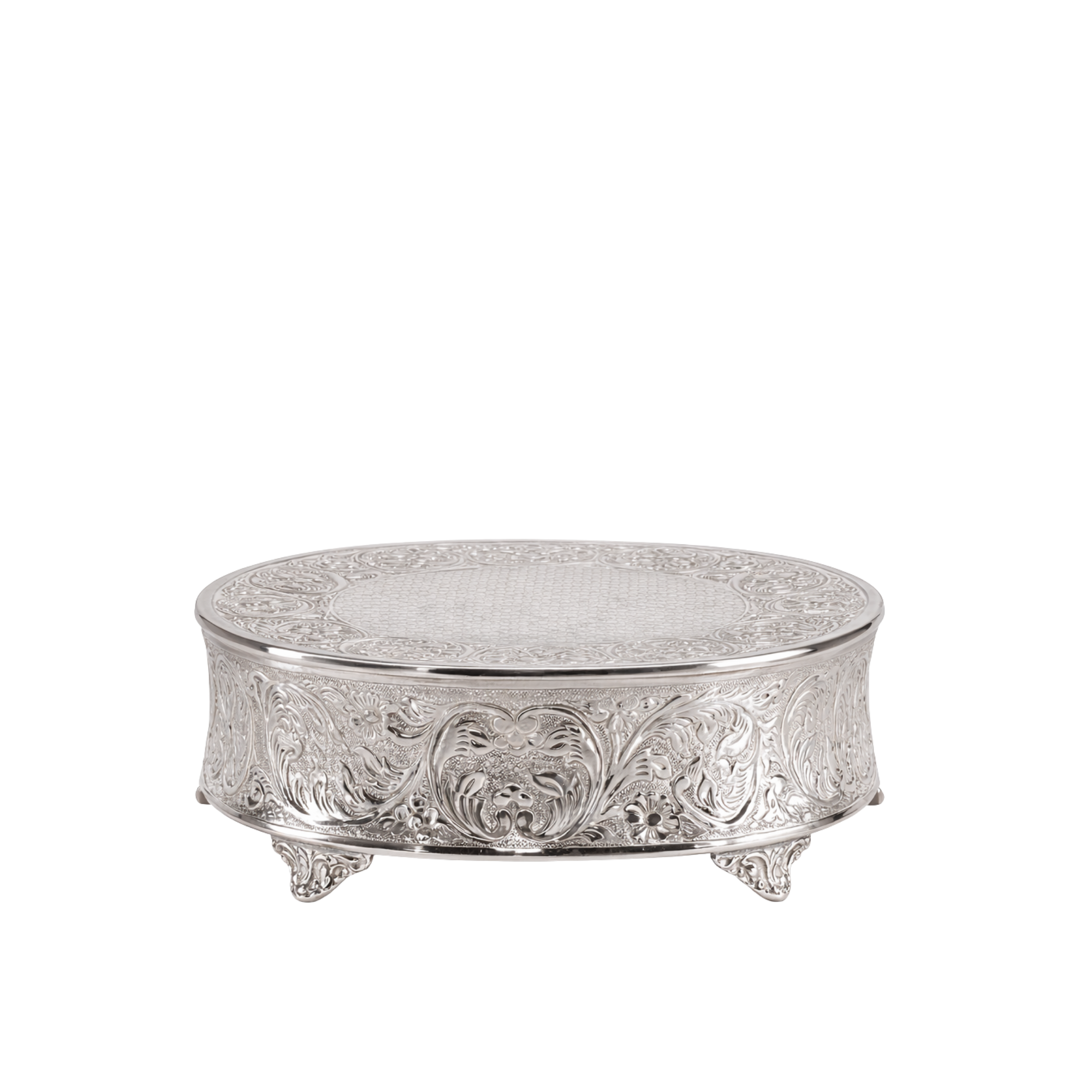 Elegant Silve Cake Stand 18”