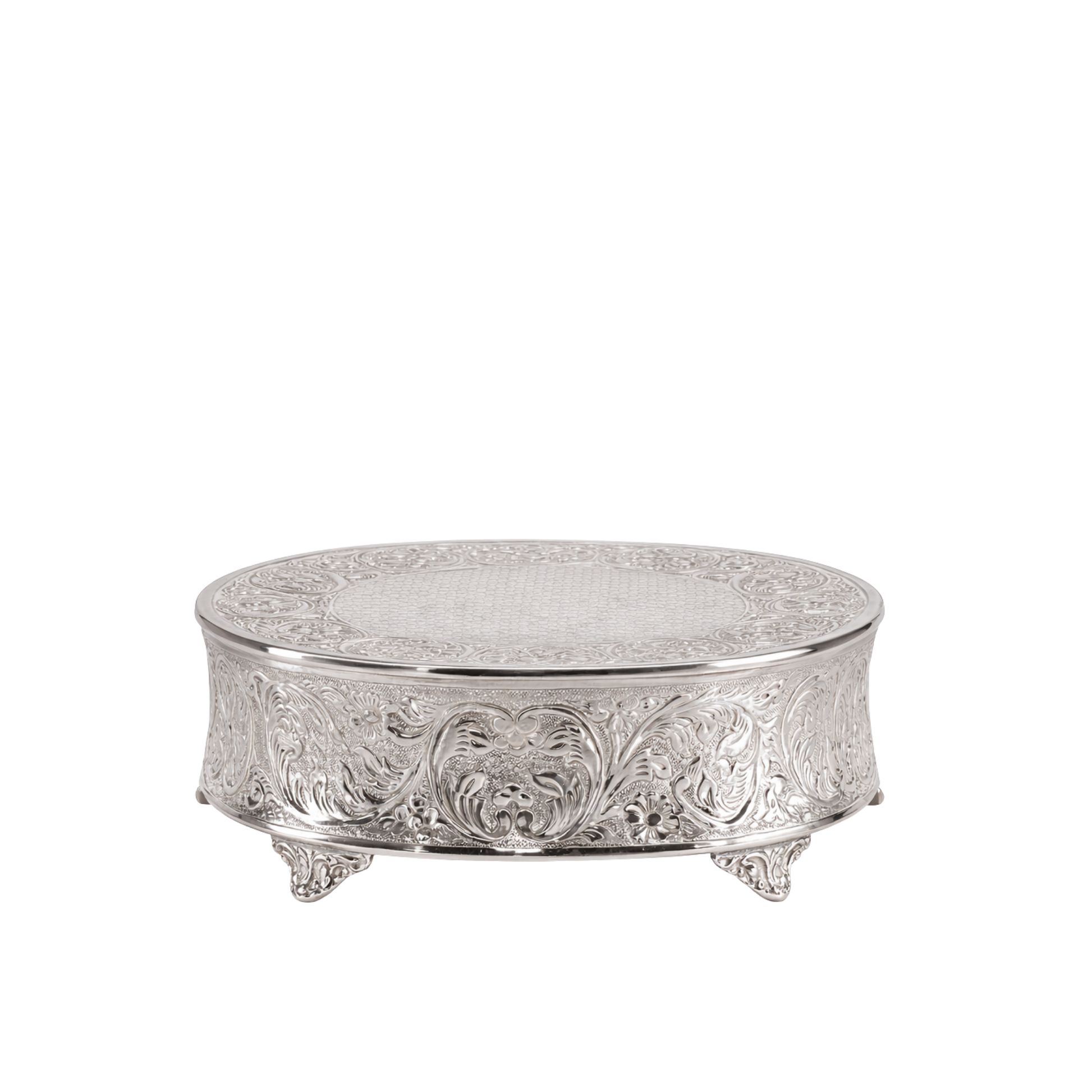 Elegant Silve Cake Stand 18”