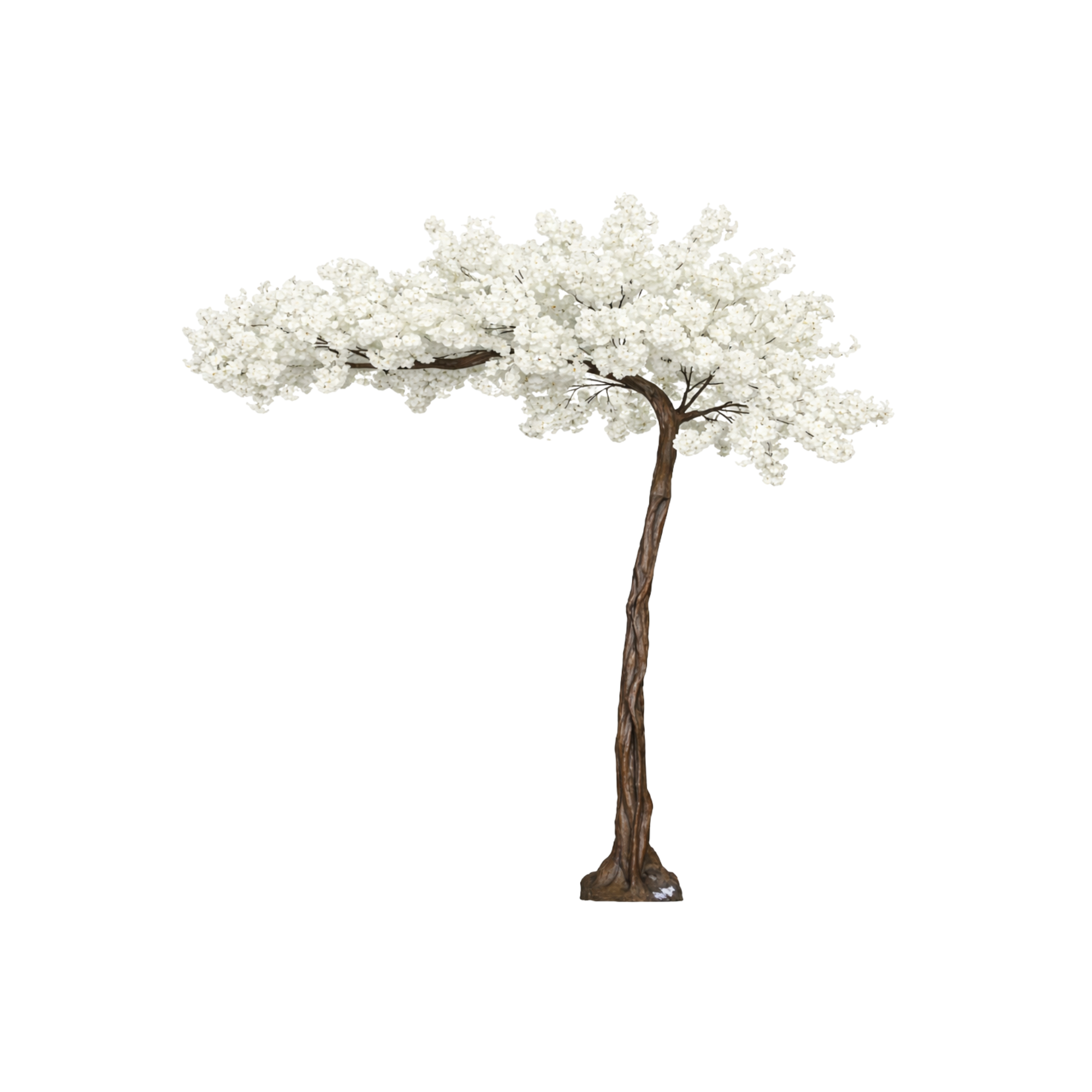 Fake Flowering Cherry Blossom Tree White 11'