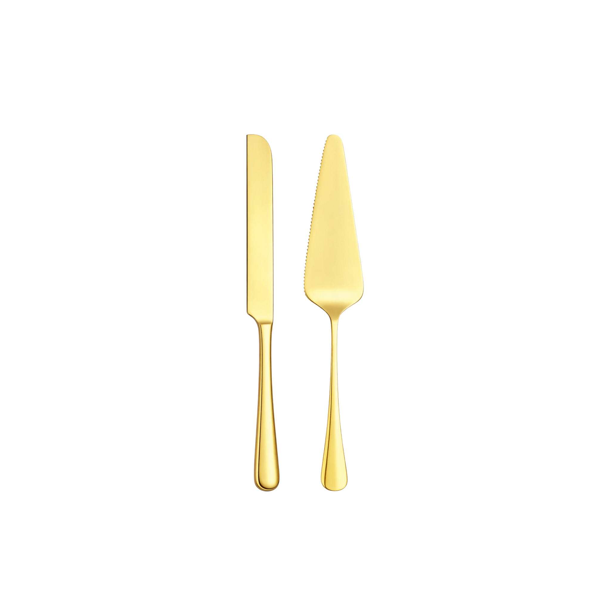 Gold Cake Serving Set
