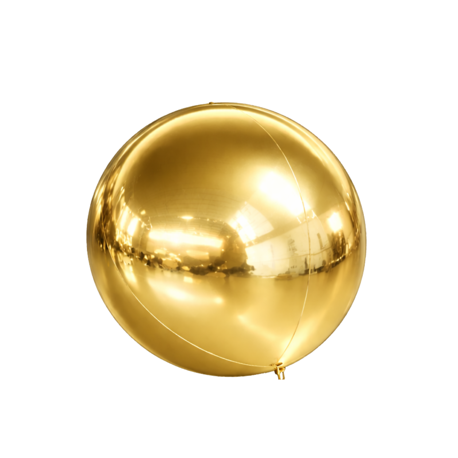 Gold Mirror Ball Sphere 36” Includes Pump