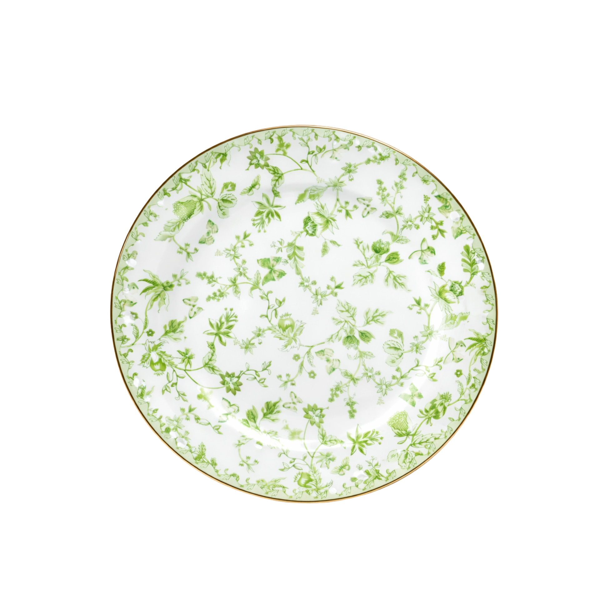 Greeny Garden Porcelain Dinner Plate 10.5”