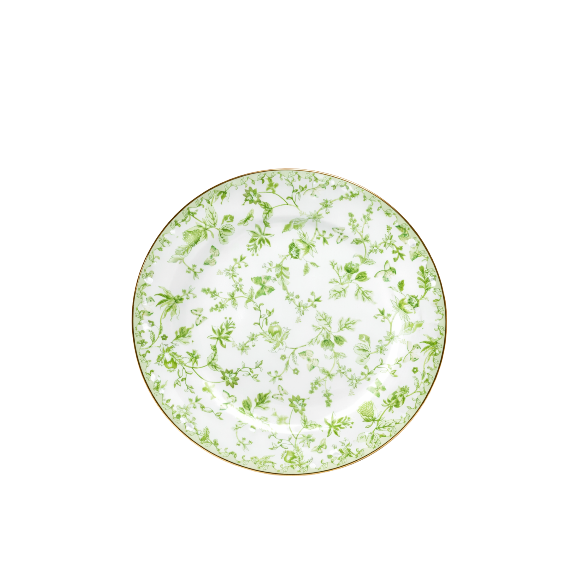 Greeny Garden Porcelain Salad/Dessert Plate 8”