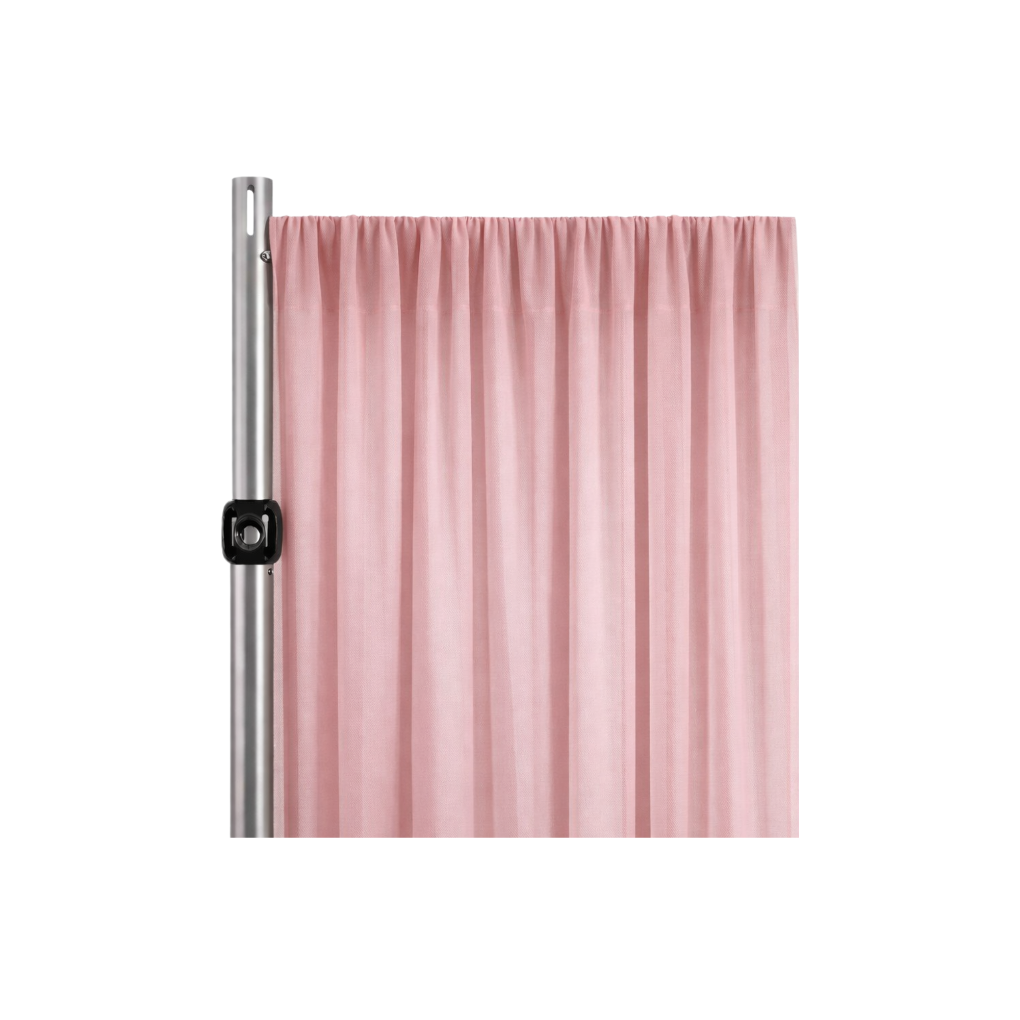 Dusty Rose Sheer Voile Drapery Panel (Fabric Only)