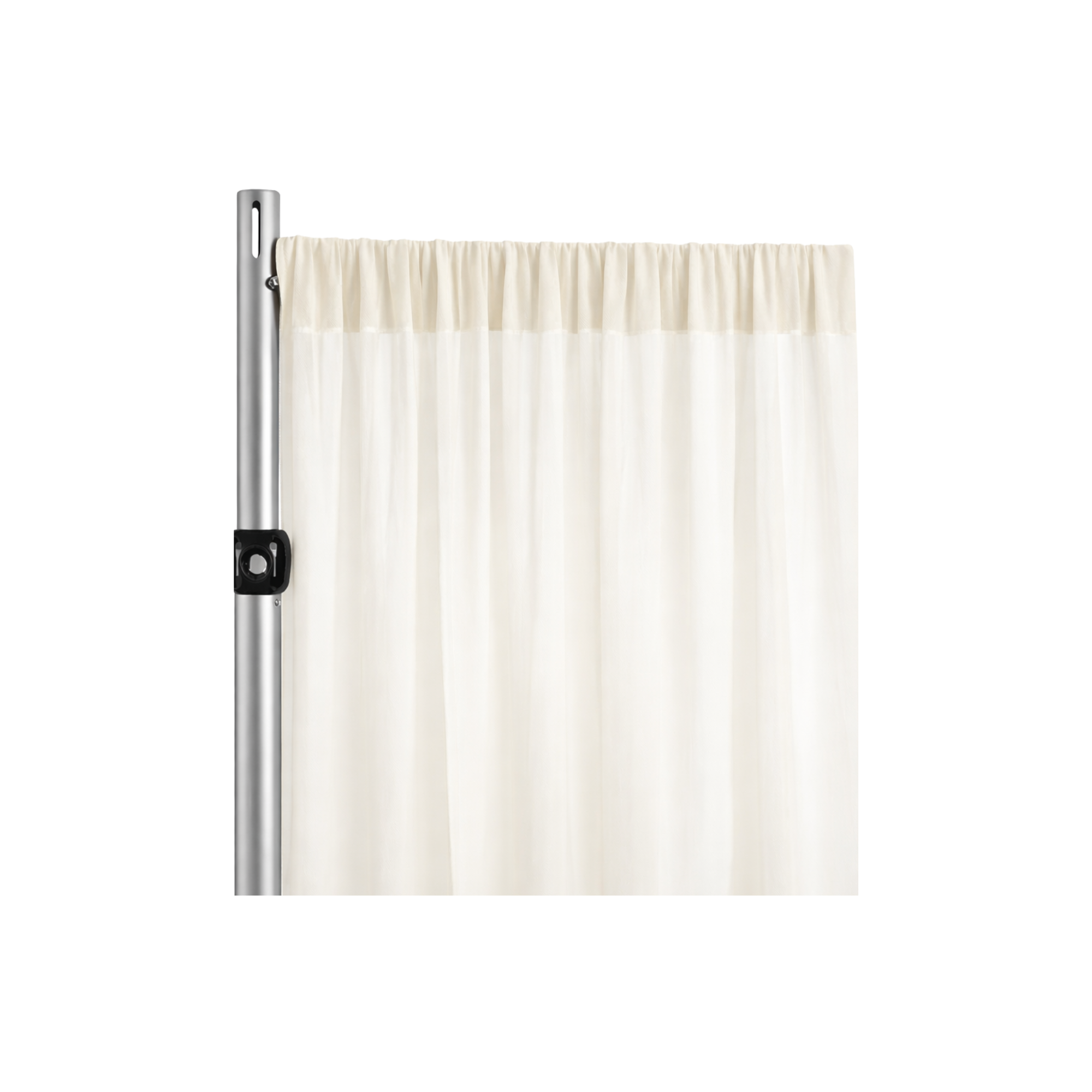 Ivory Sheer Voile Drapery Panel (Fabric Only)
