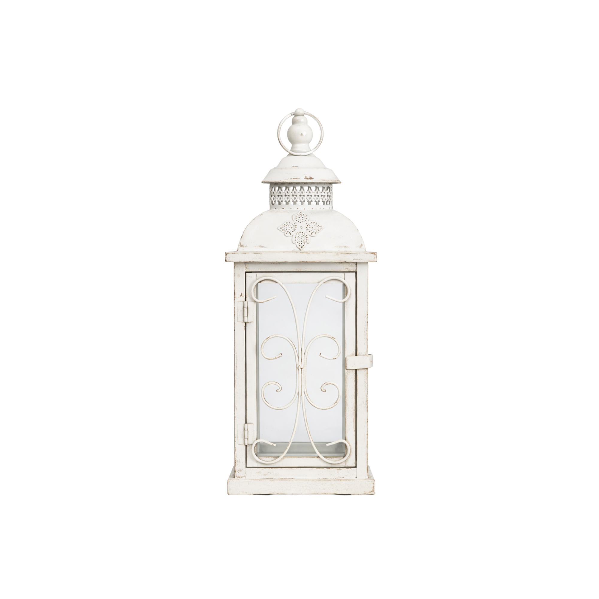 Lantern White 18"