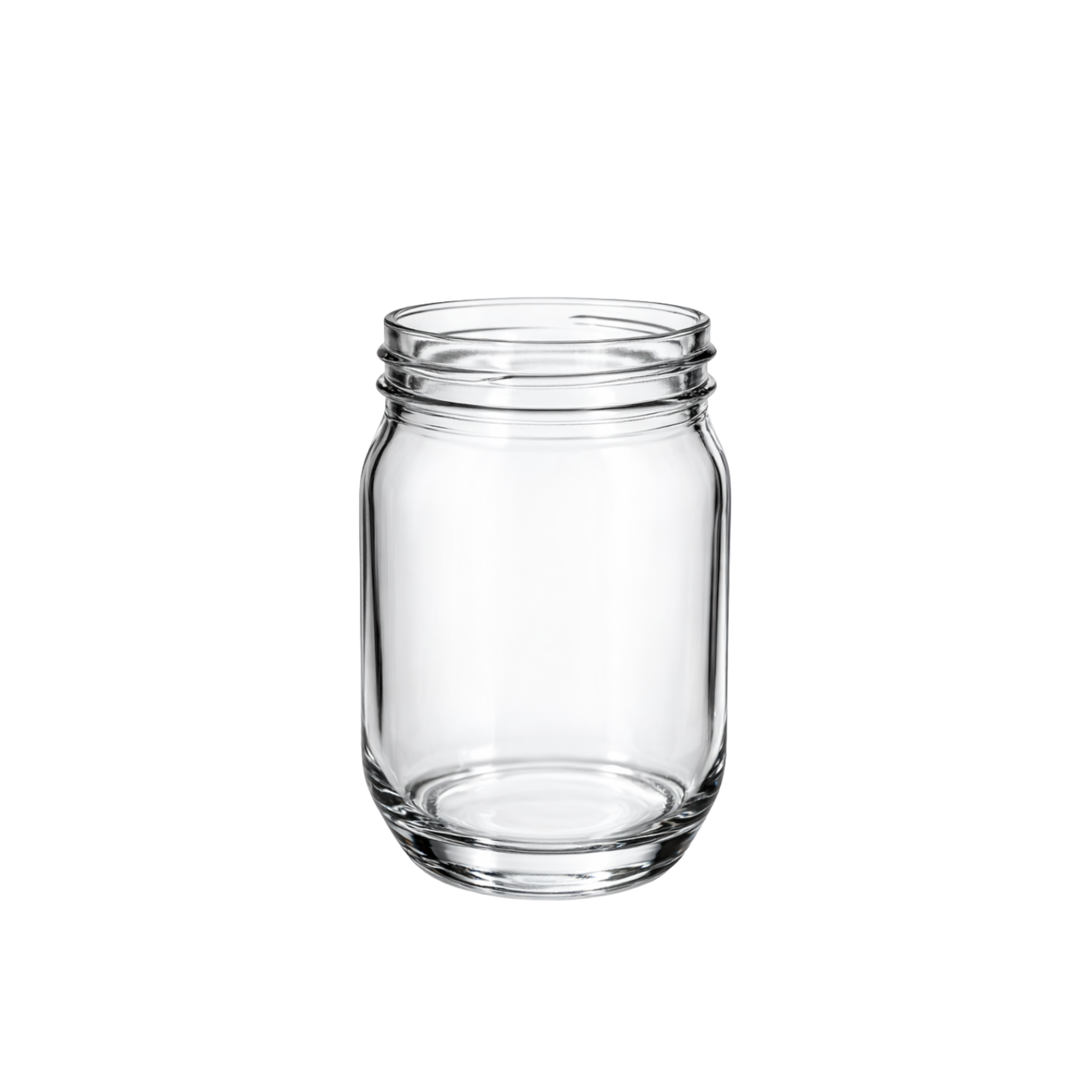 Mason Jar Water Tea Glass 12oz