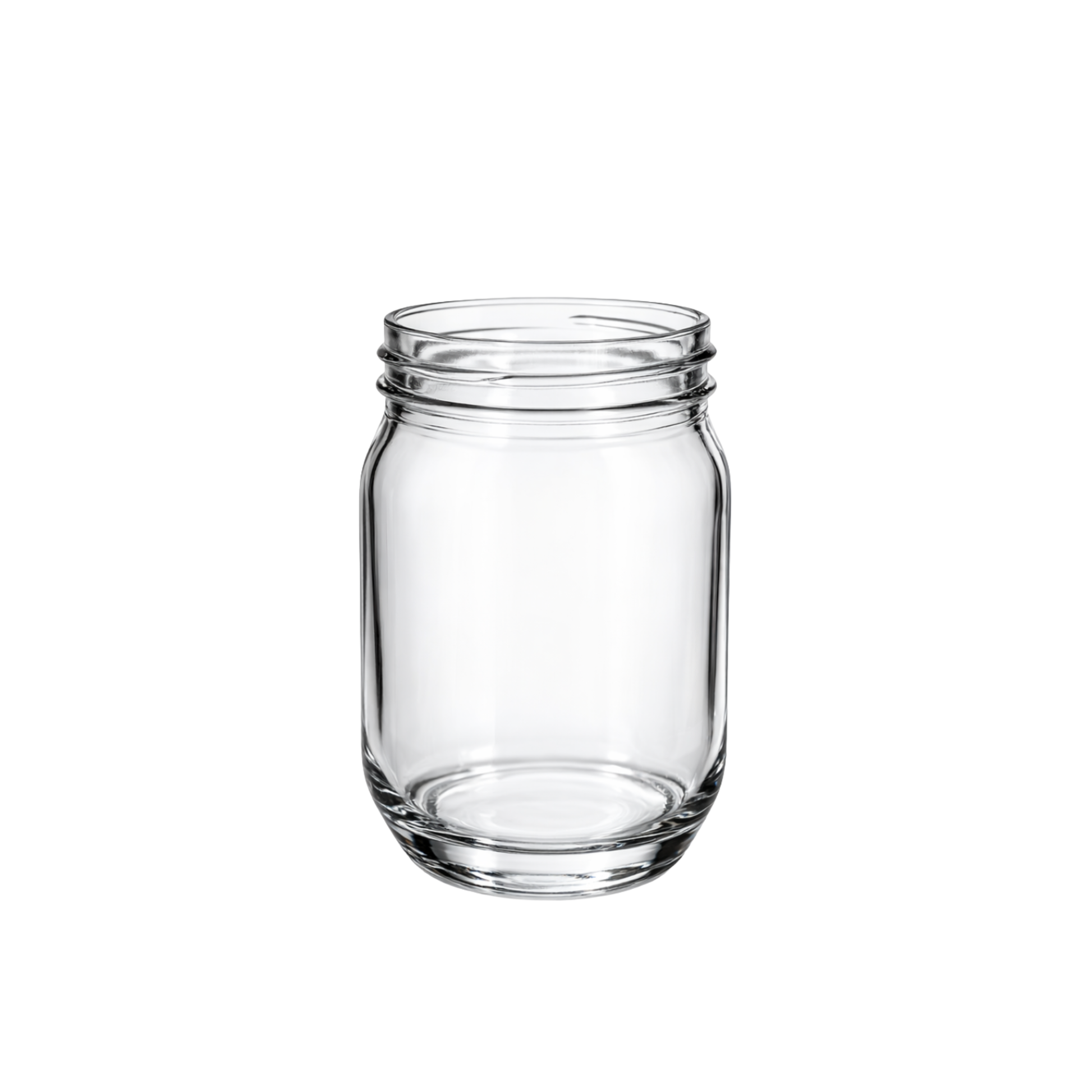 Mason Jar Water Tea Glass 12oz