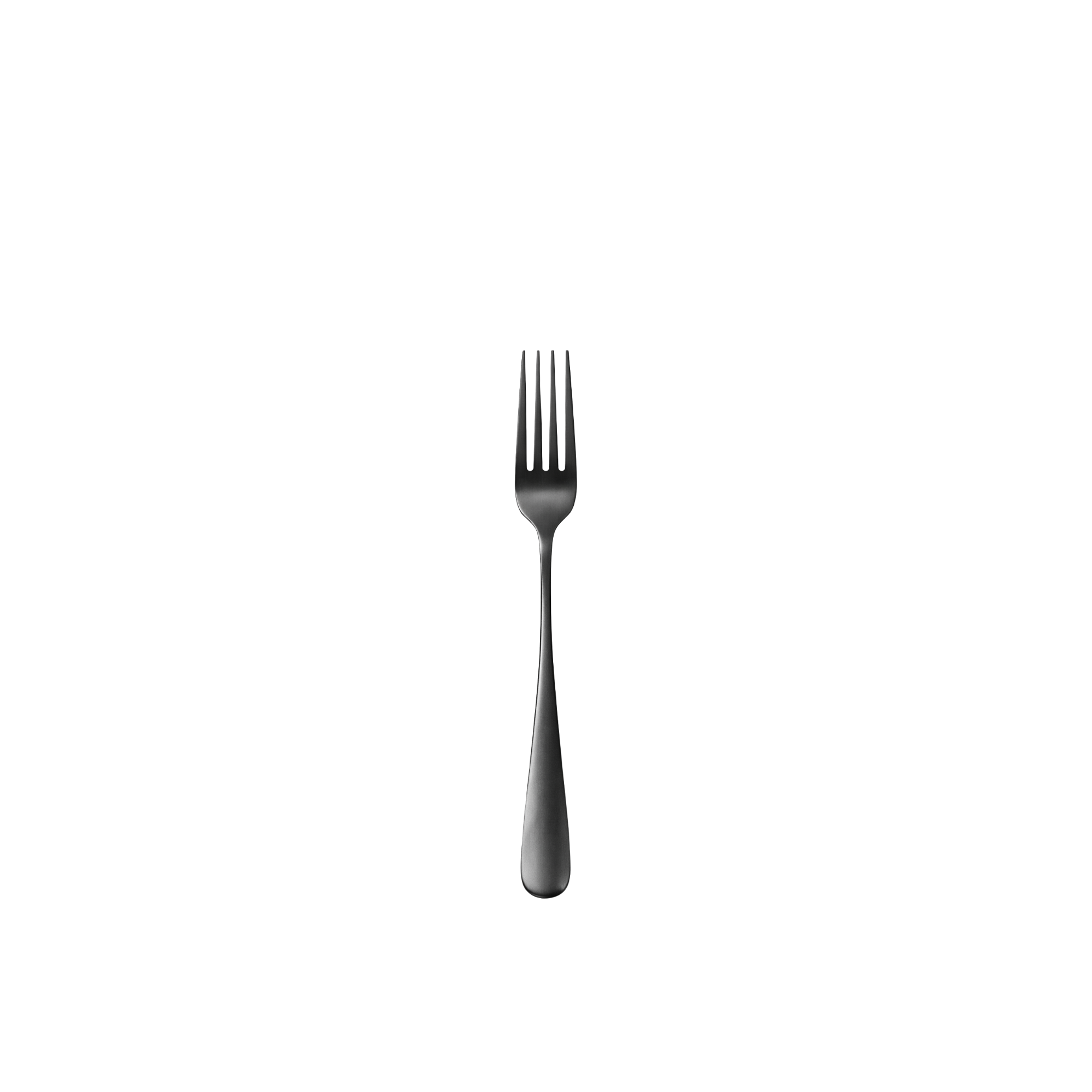 Matte Black Salad Fork