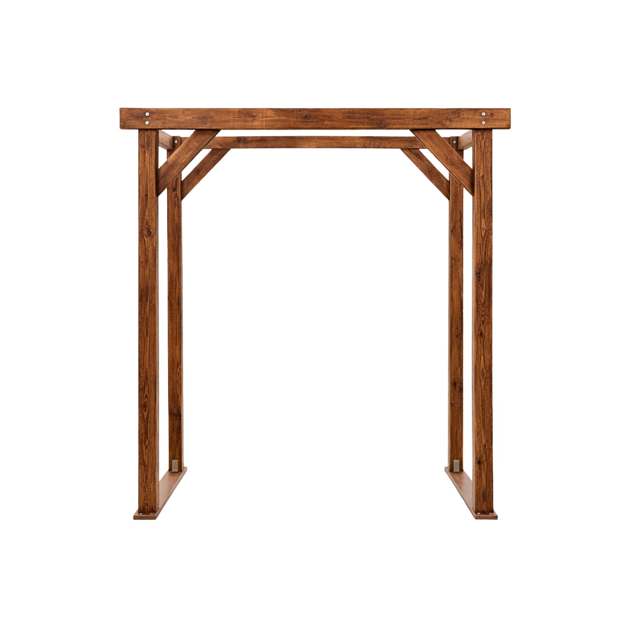 4-Post Mahogany Arbor 6’ x 3’ x  7’ (w/drill)
