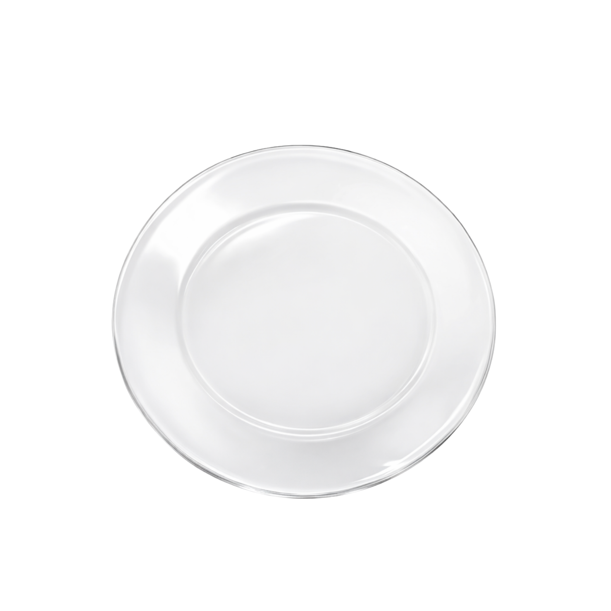 Round Glass Serving Tray 13″