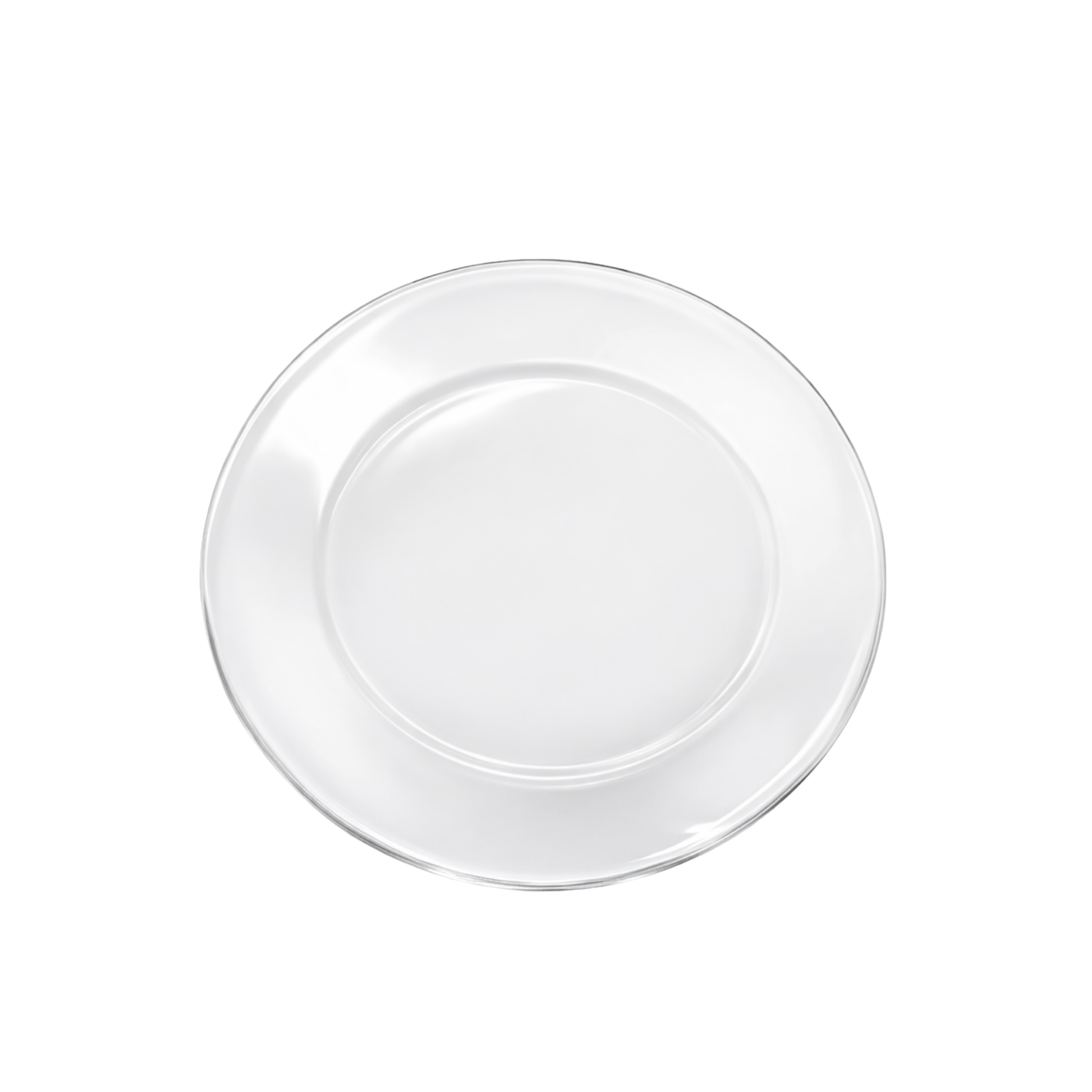 Round Glass Serving Tray 13″