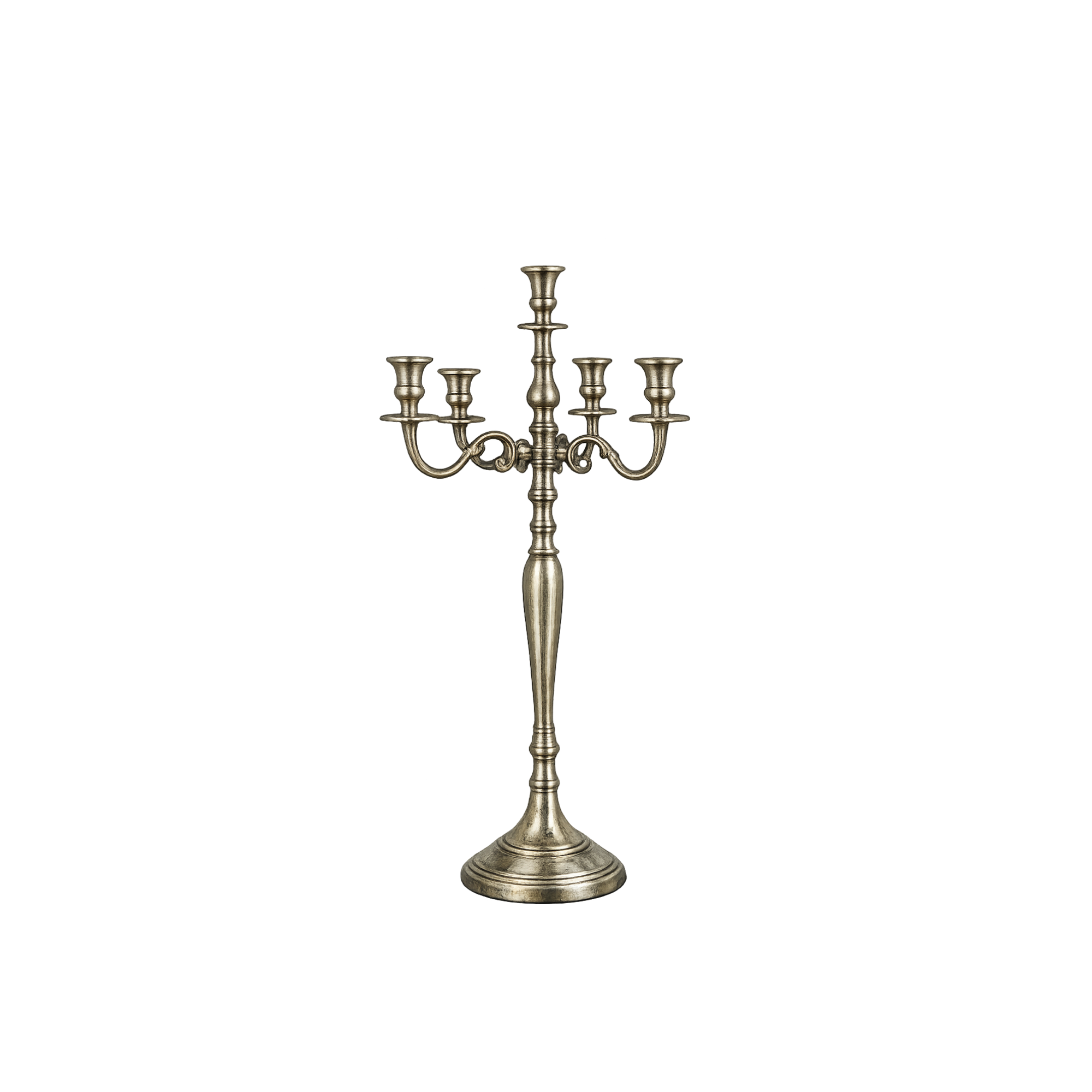 Silver Candelabra 24”
