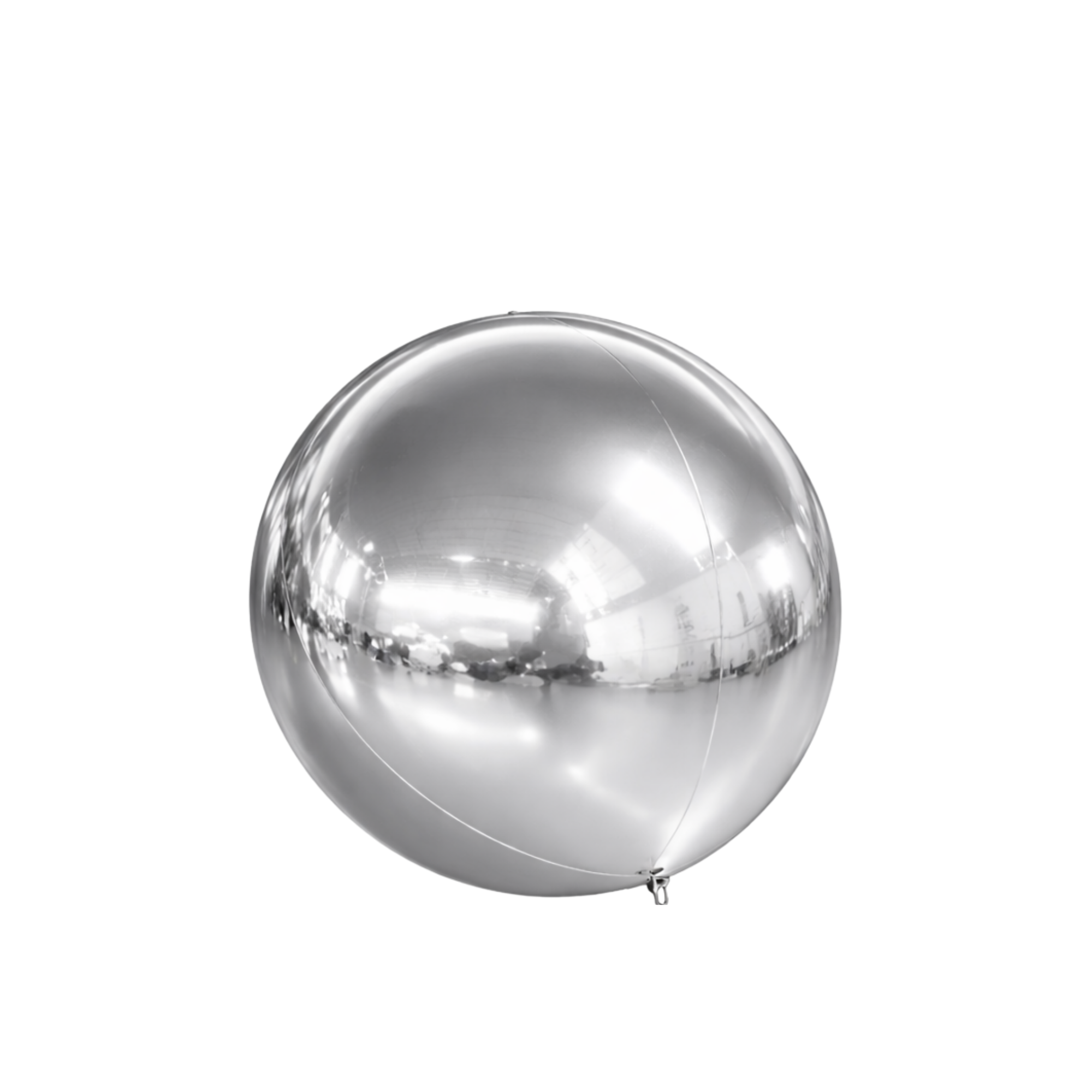 Silver Mirror Ball Sphere 24 “ Includes Pump