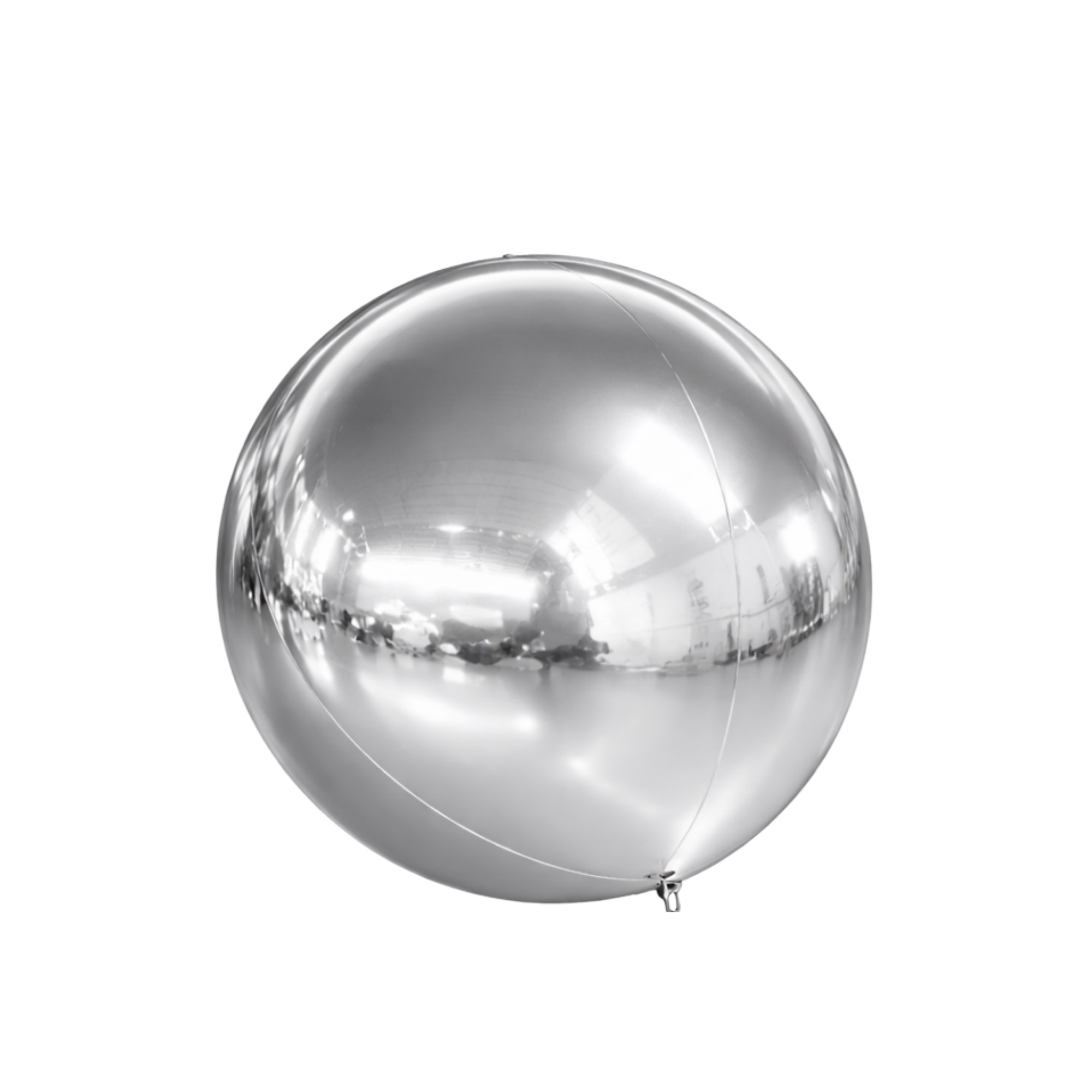 Silver Mirror Ball Sphere 36 “ Includes Pump