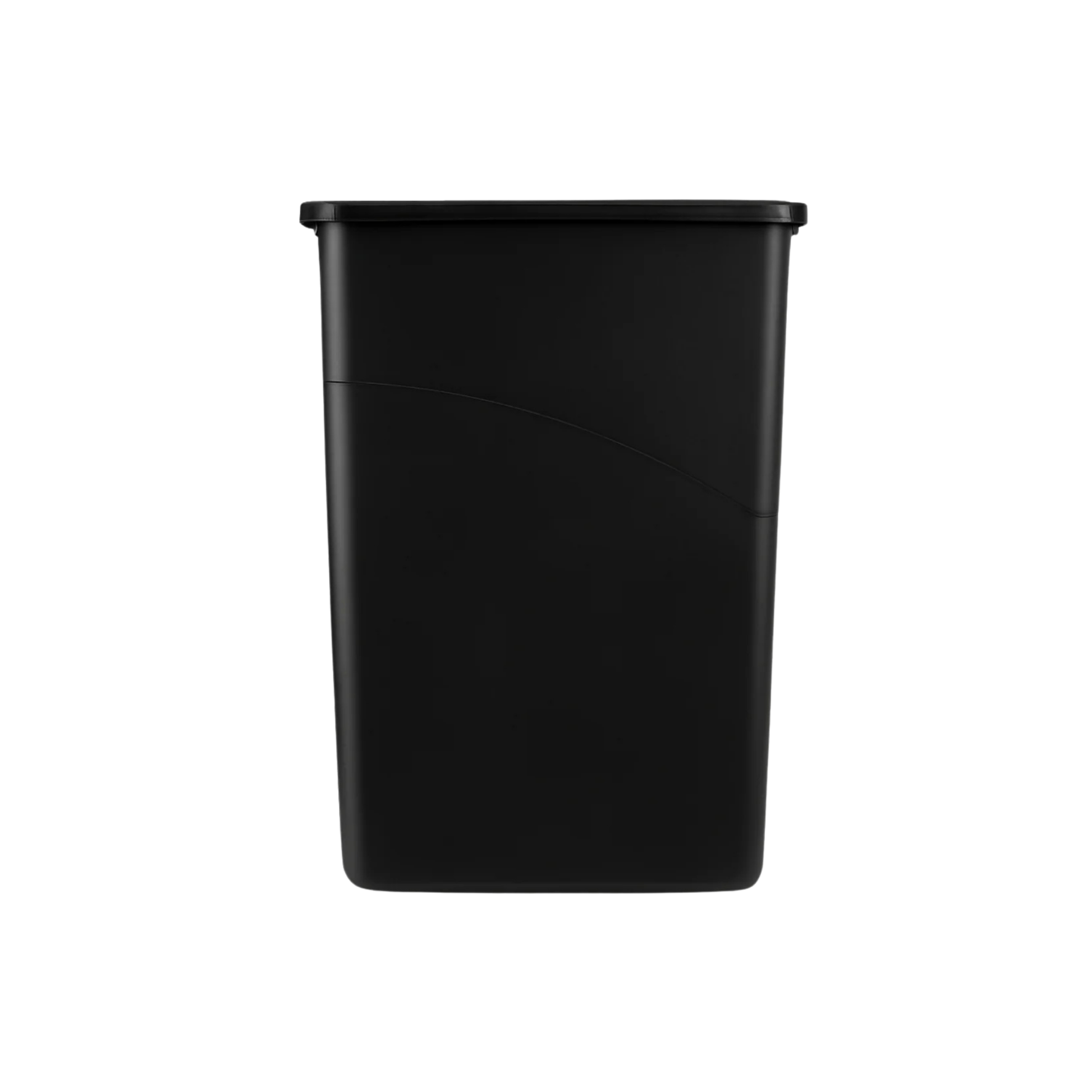 Slim black trash can 23 Gall Liner Needed