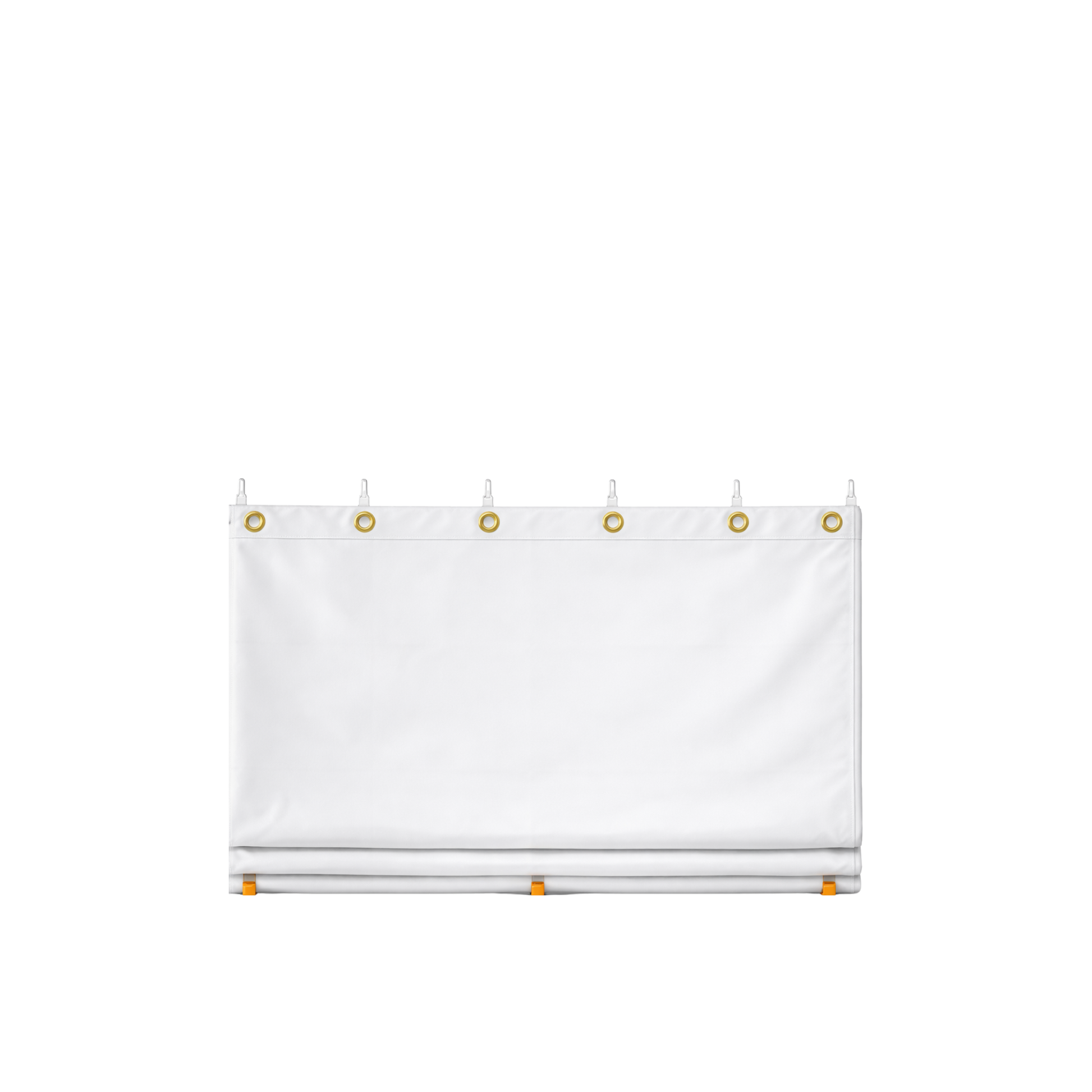 Solid White Tent Wall 7’ Price per FT