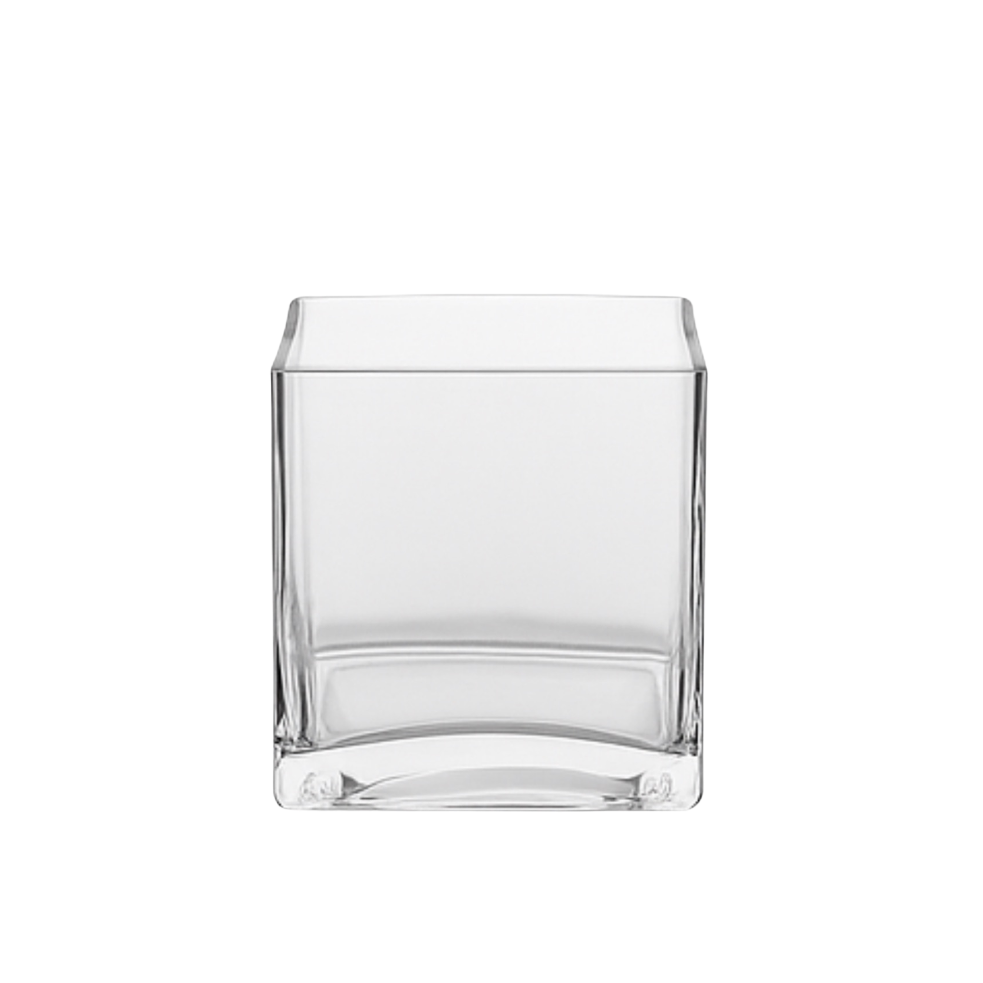Square Glass Vases 4” x 4”