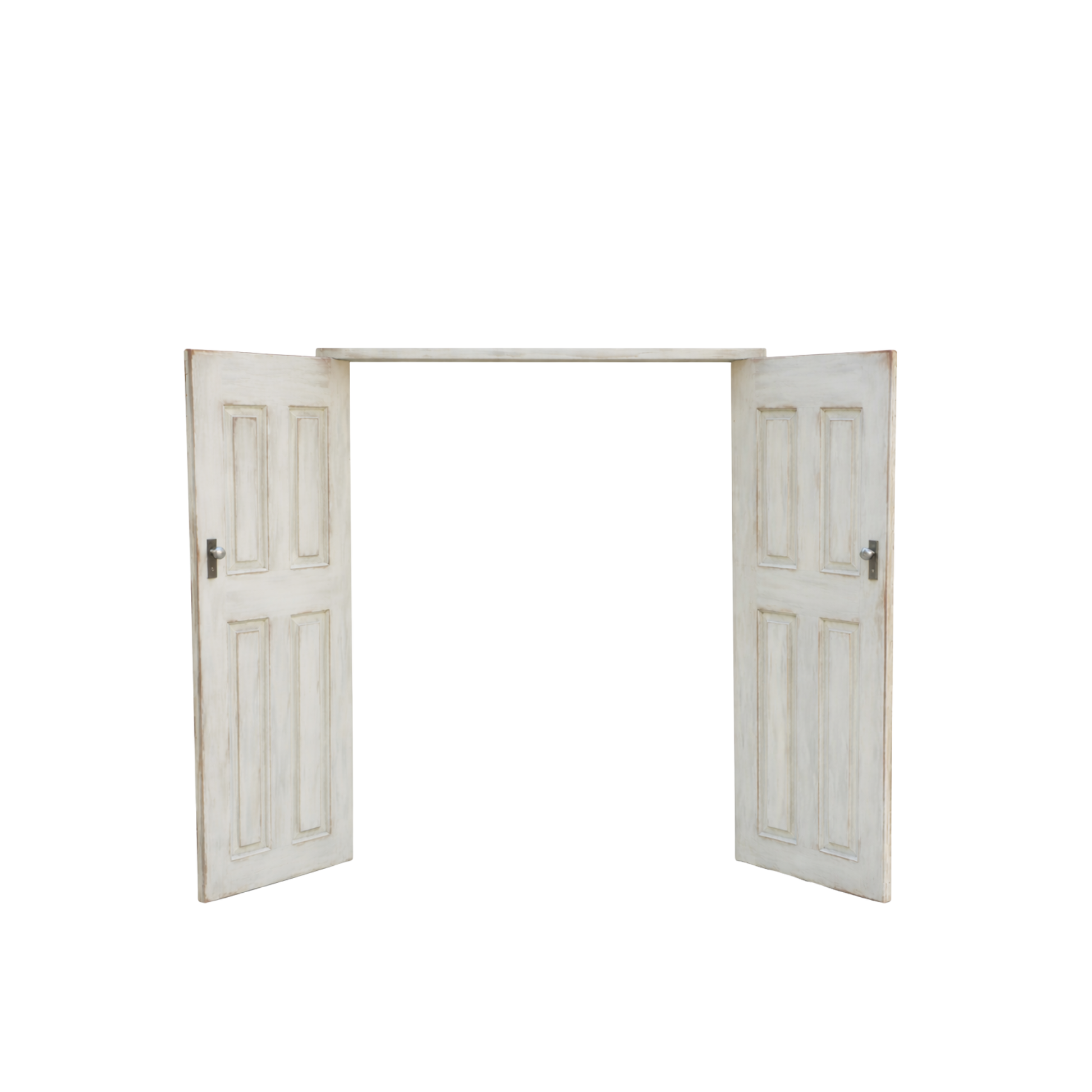 Vintage Wooden Double Door Arbor w/stakes