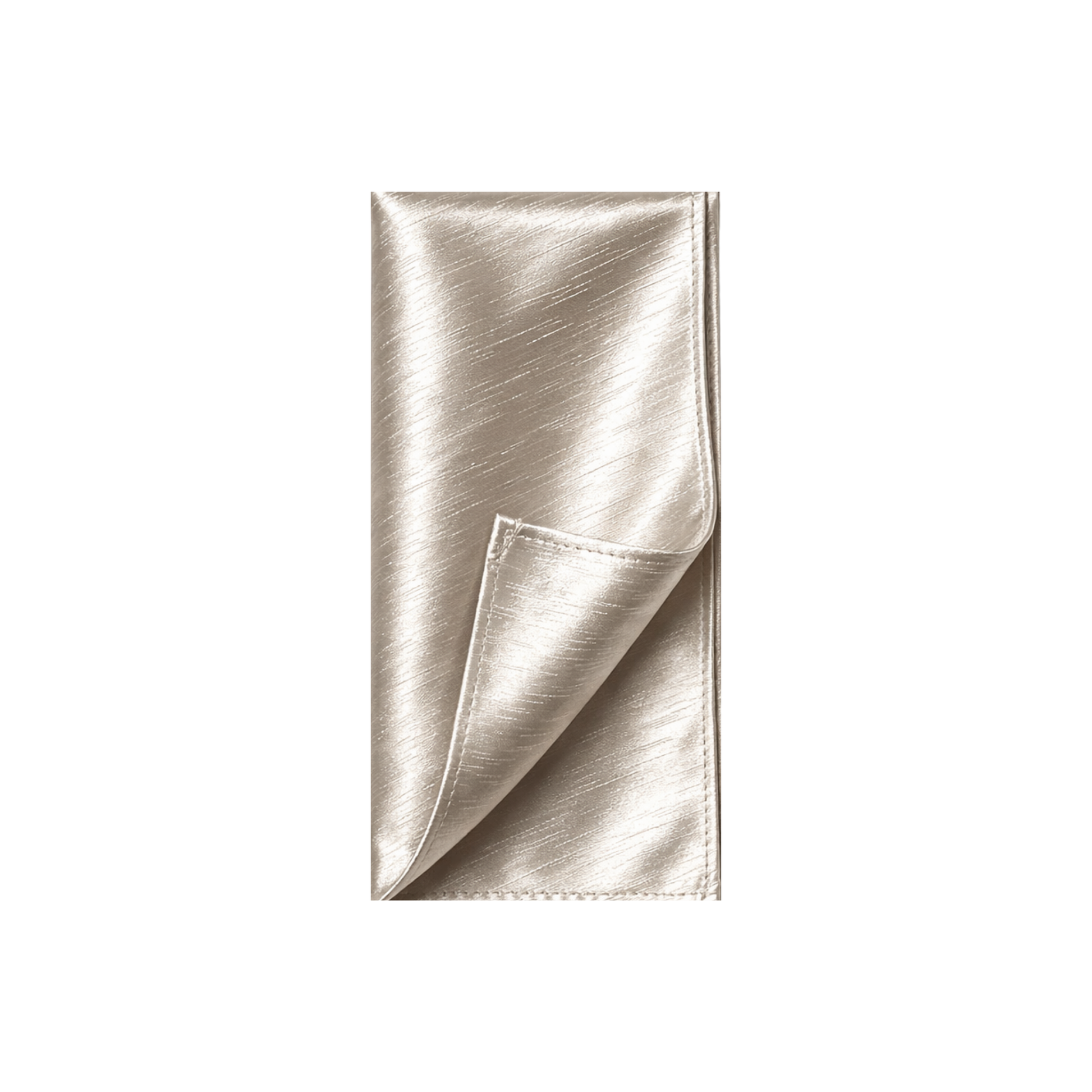 Platinum Shantung Satin