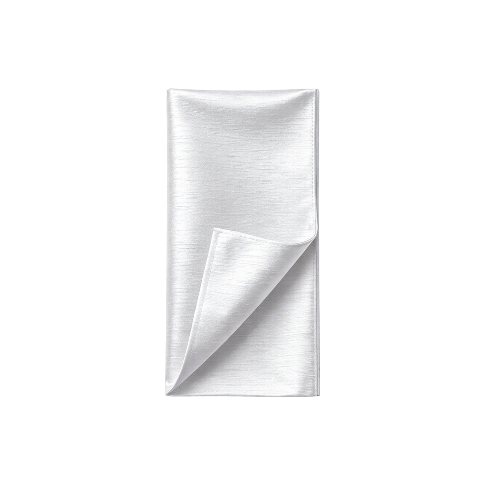 White Majestic Dupioni Polyester