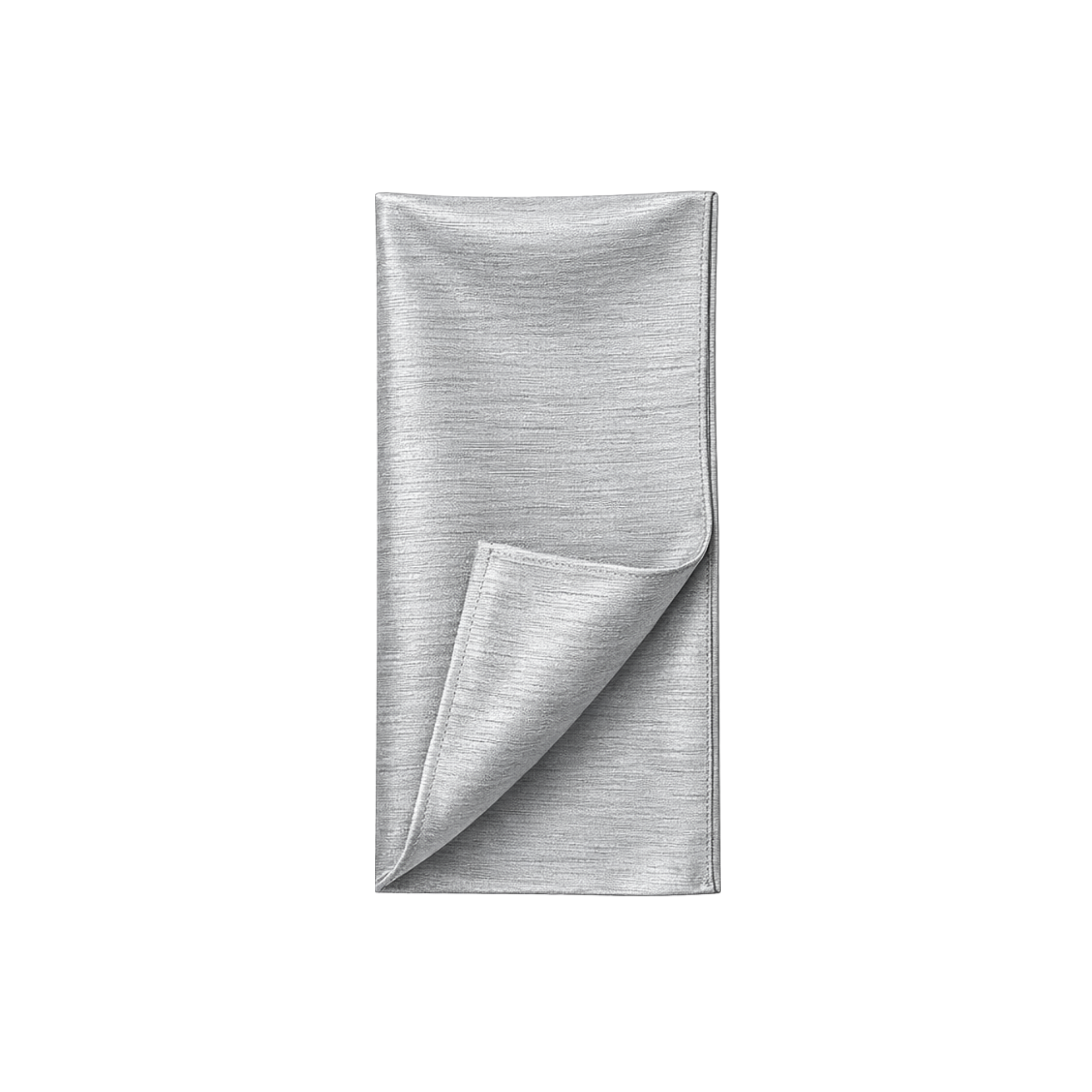 Silver Majestic Dupioni Polyester