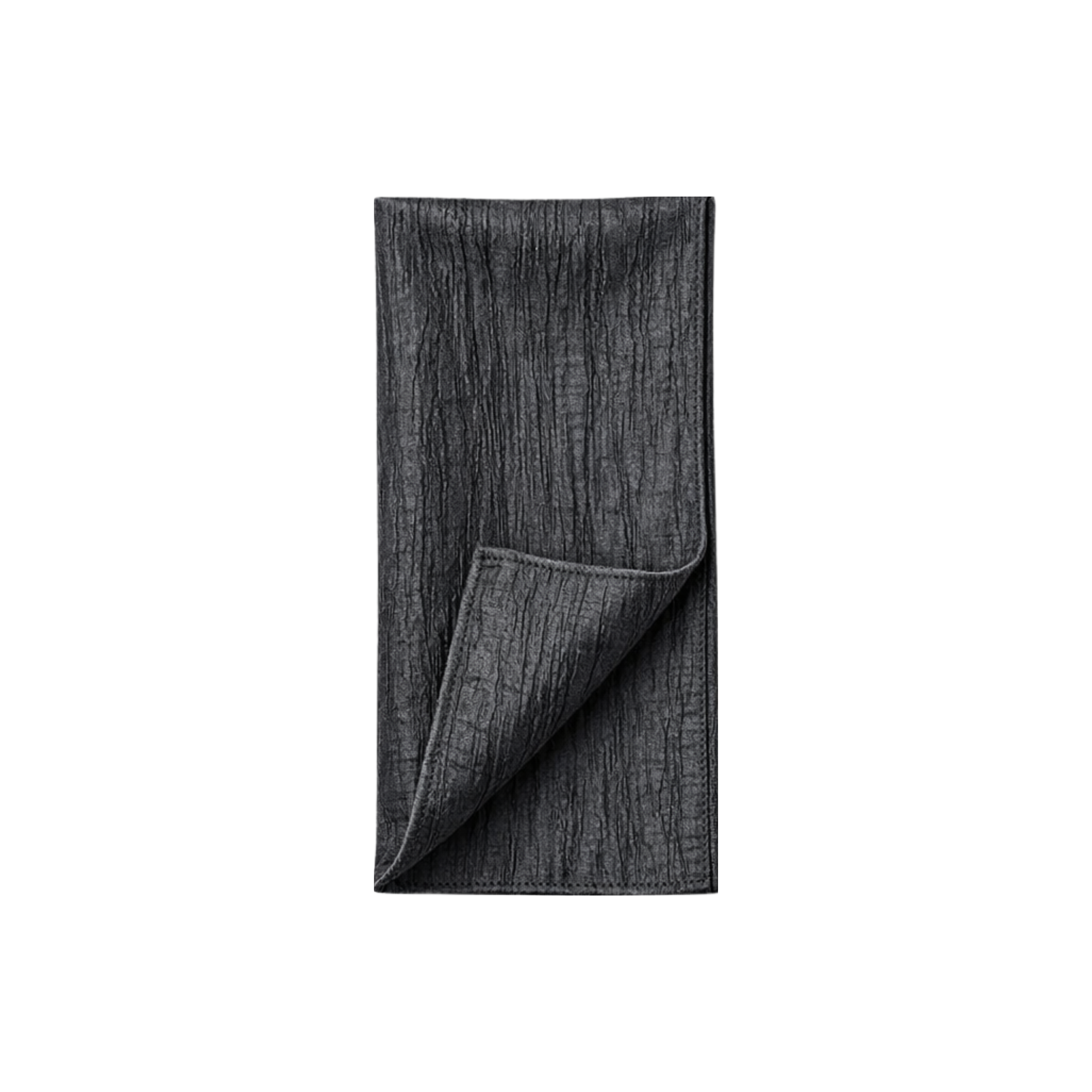 Silver Krinkle Polyester