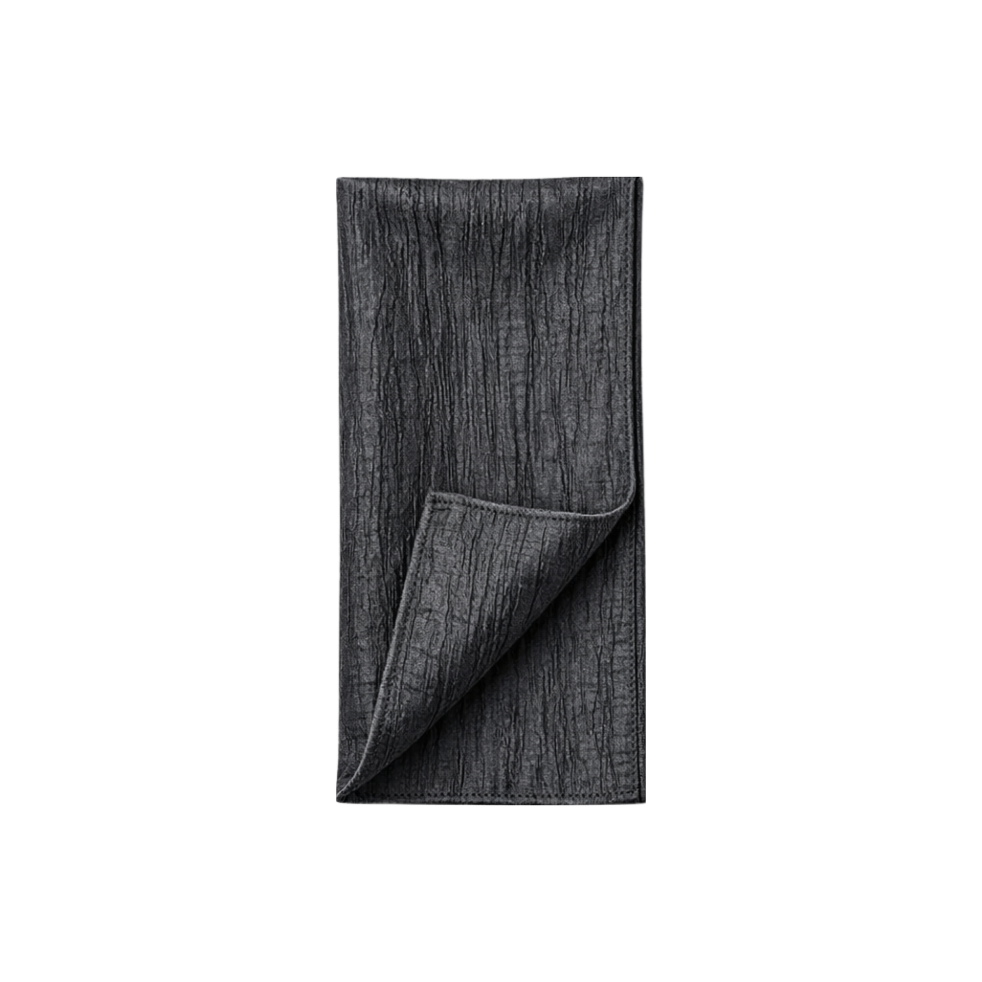 Silver Krinkle Polyester