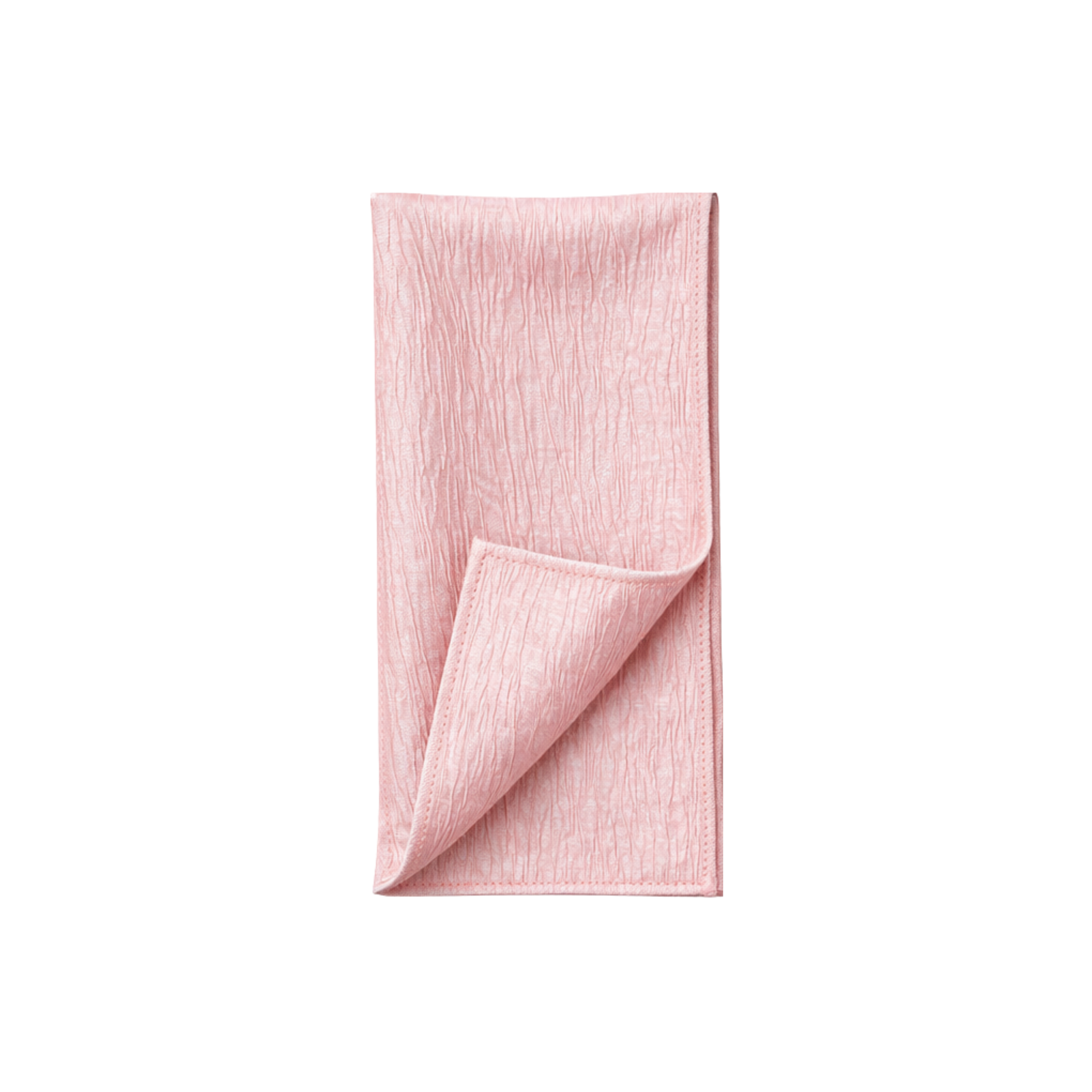 Pink Krinkle Polyester