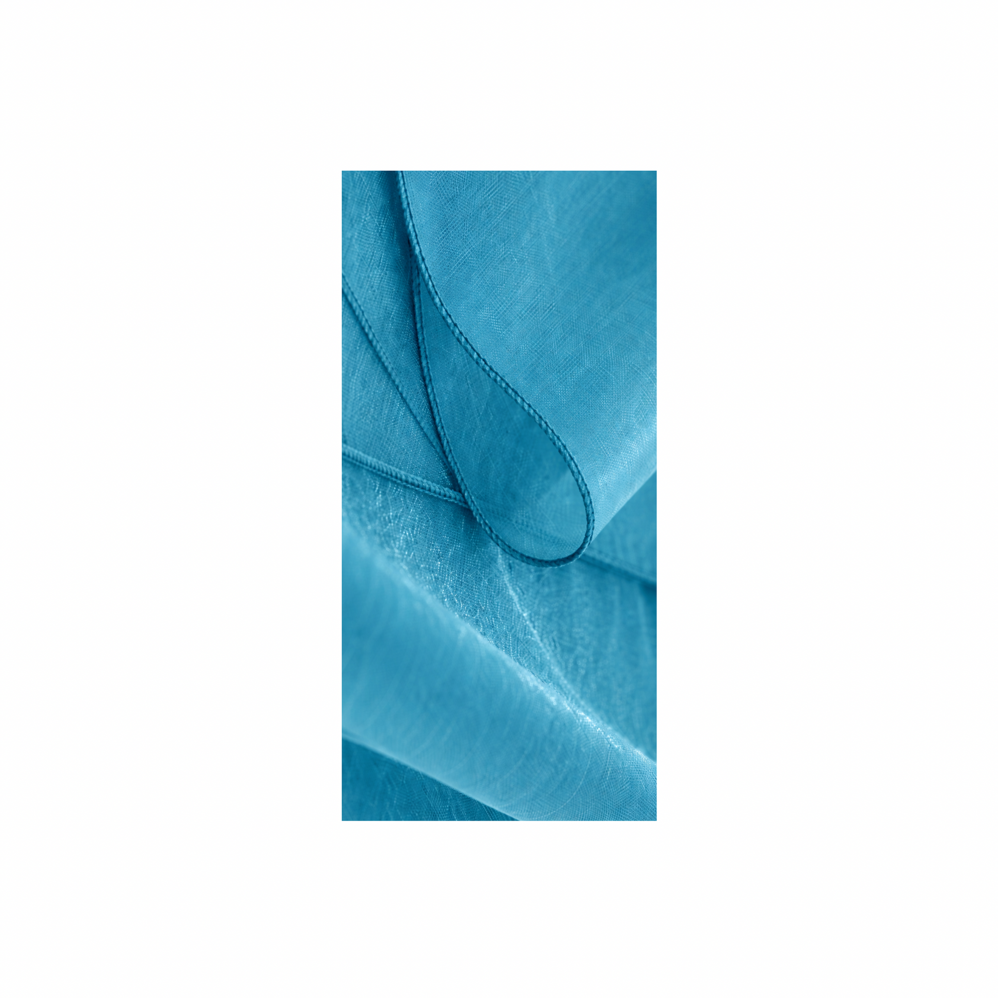 Peacock Bleu Organza