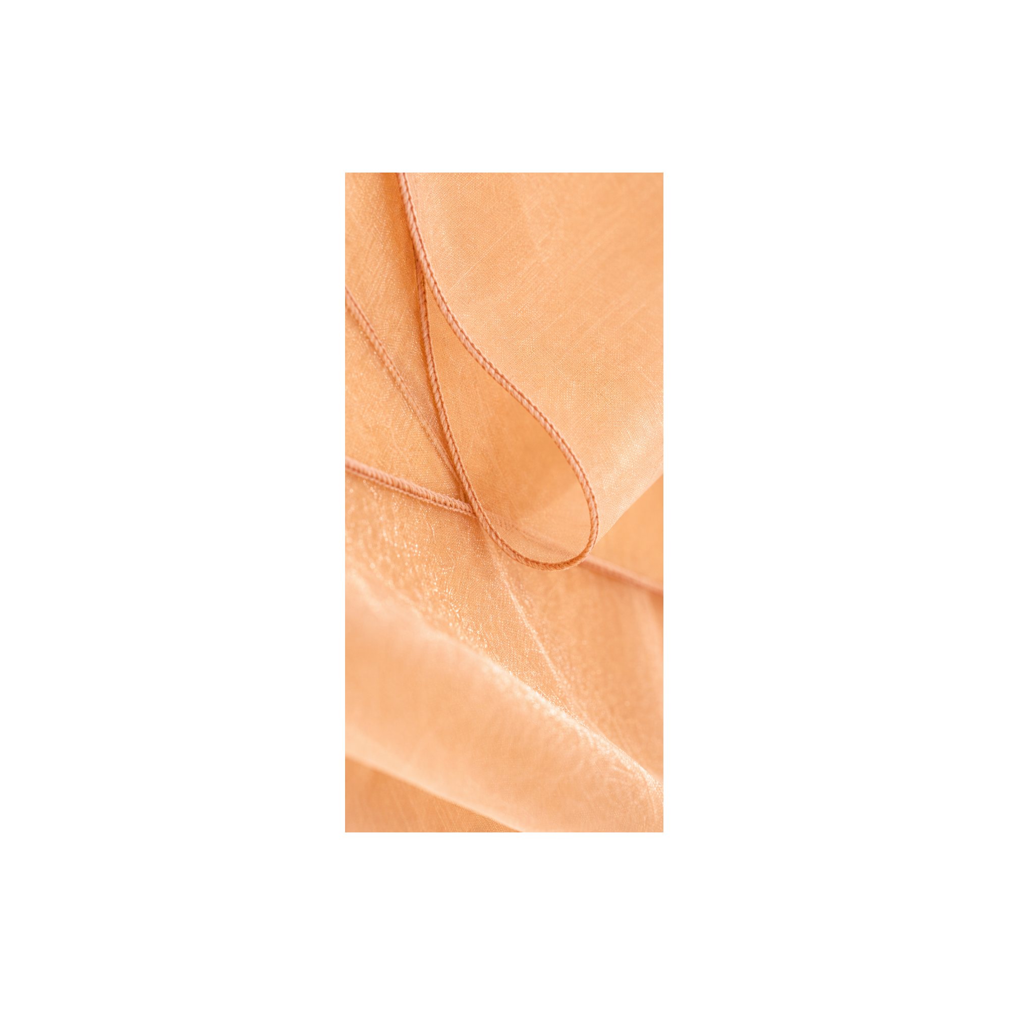 Peach Organza