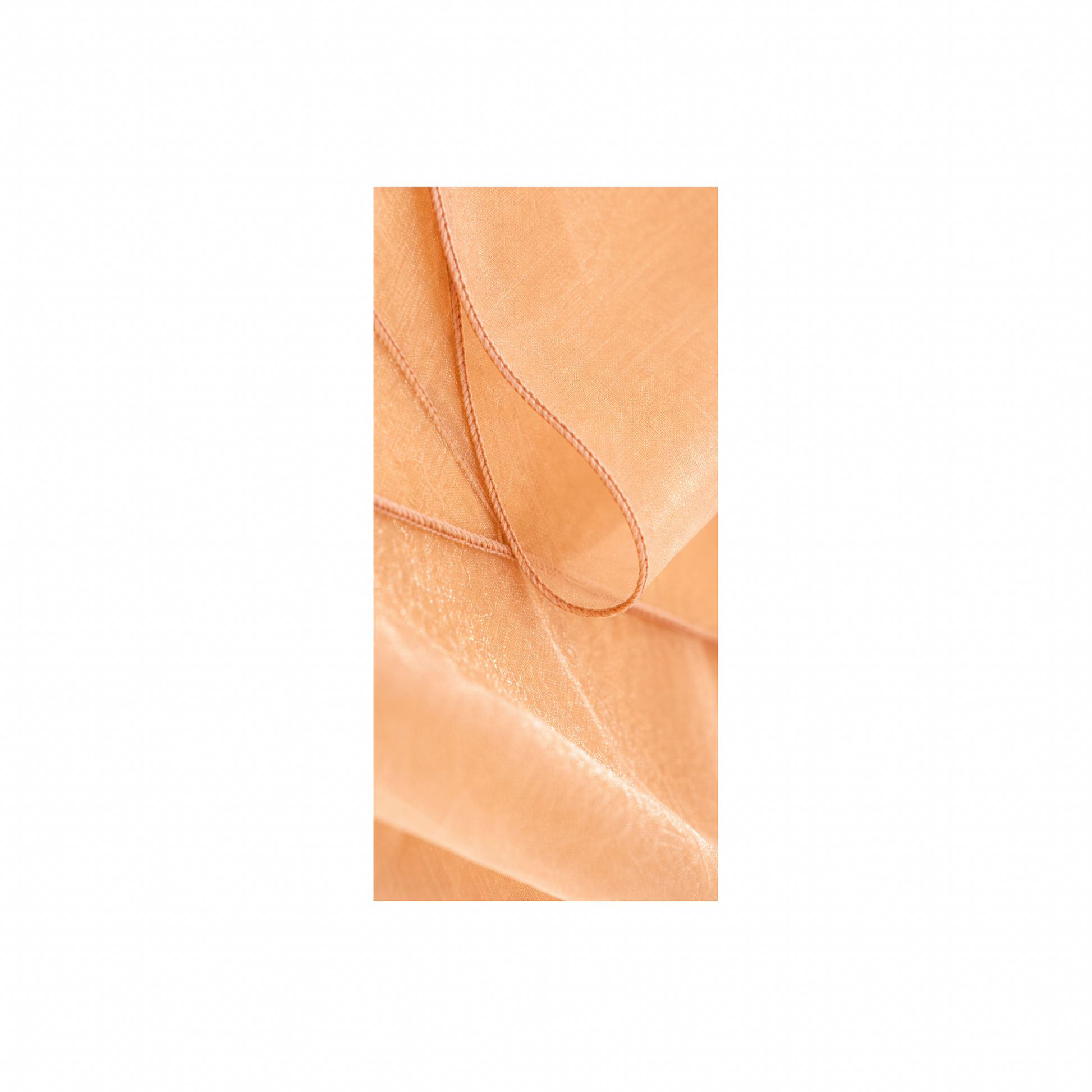 Peach Organza