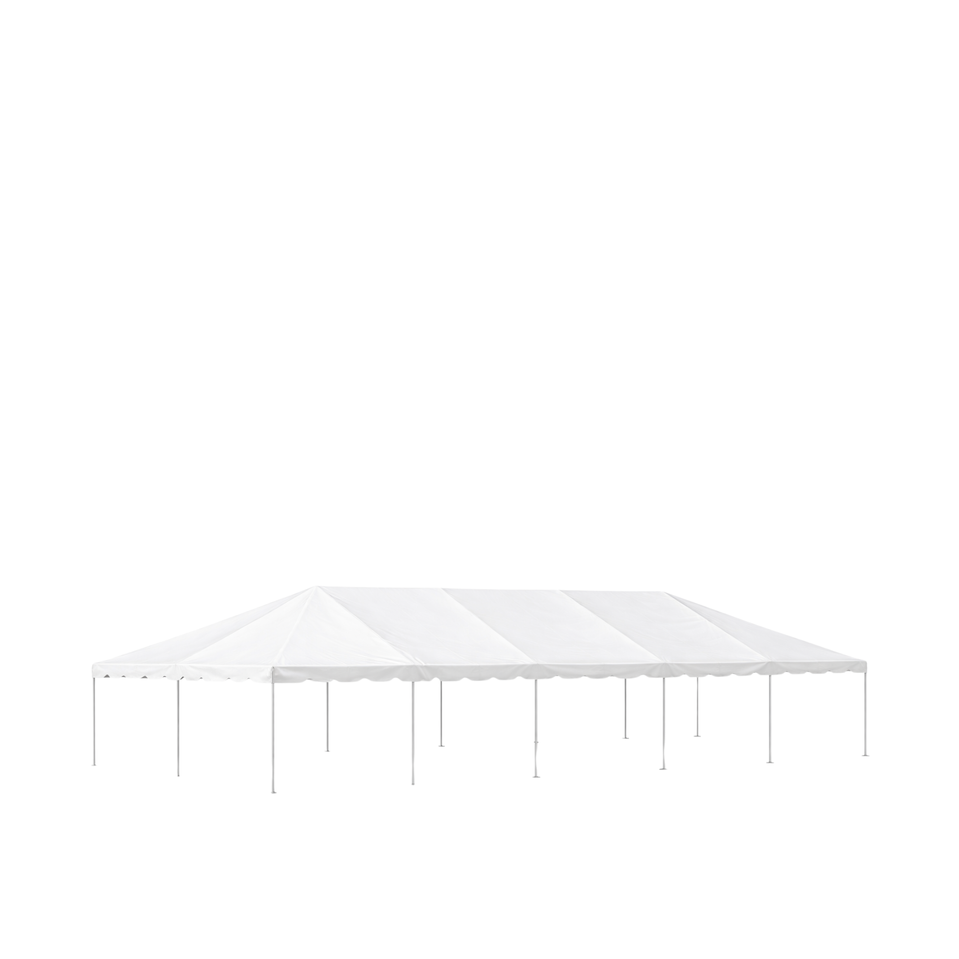 White Canvas Frame Tents Available in multiple sizes to fit your event layout