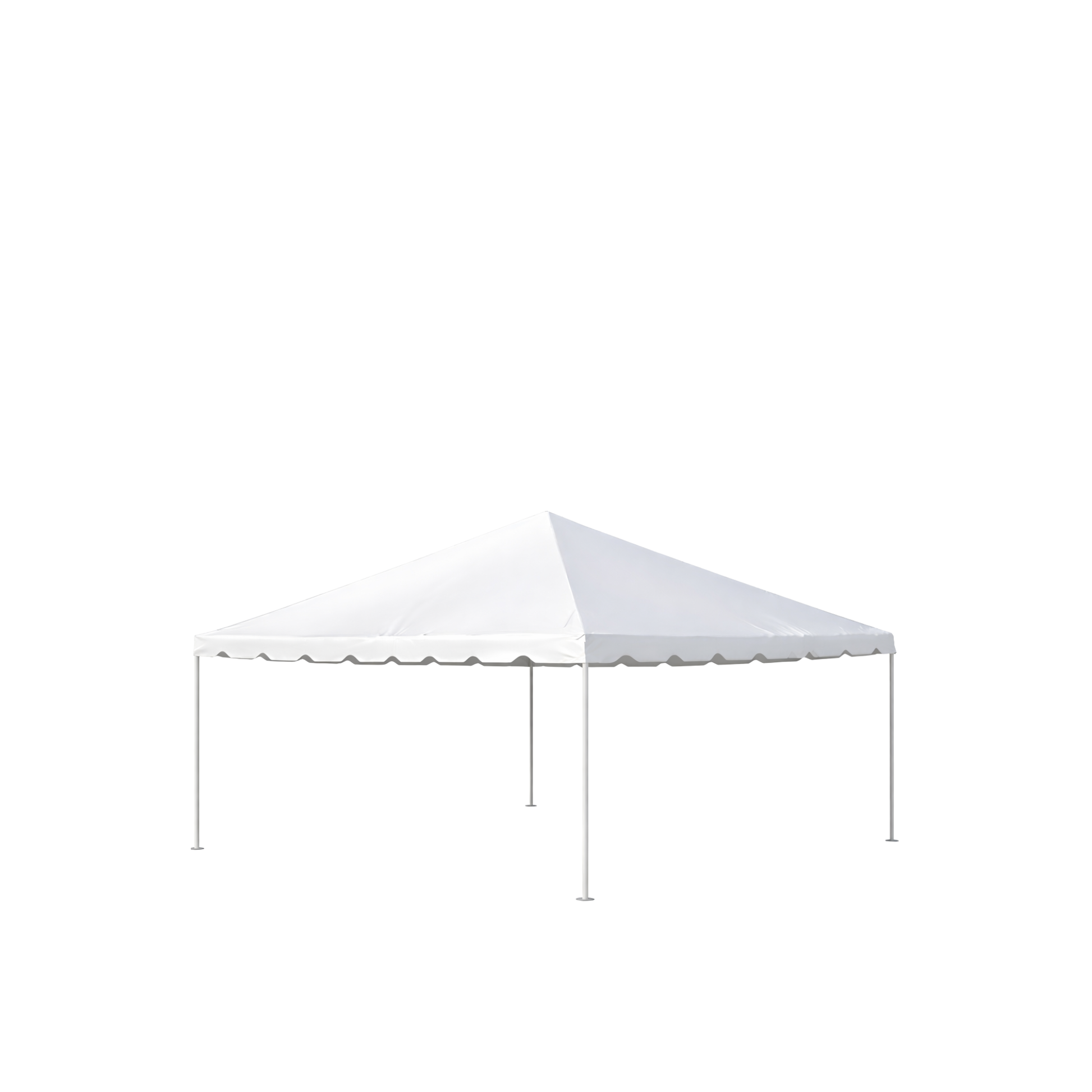 White Canvas Frame Tents Available in multiple sizes to fit your event layout