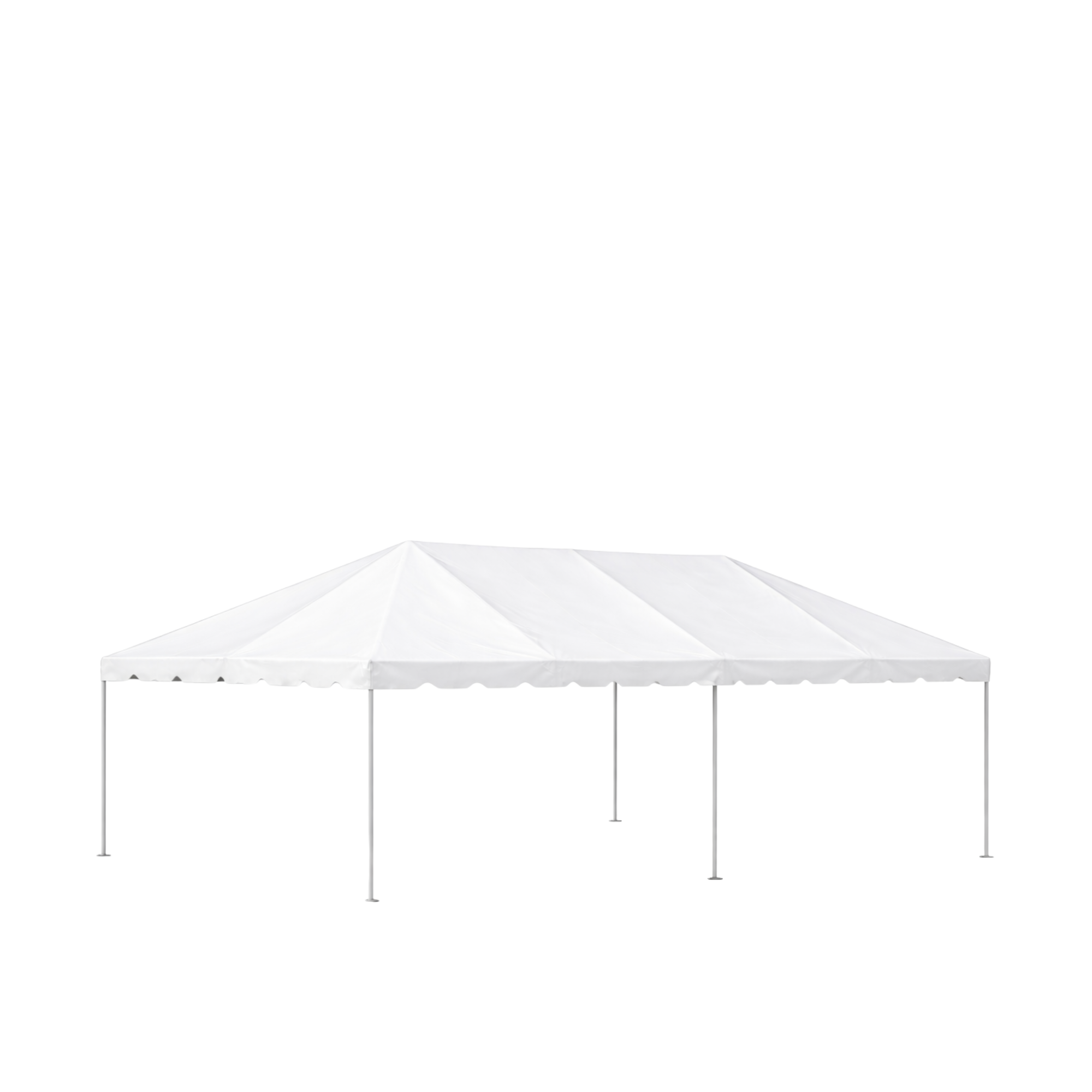 White Canvas Frame Tents Available in multiple sizes to fit your event layout