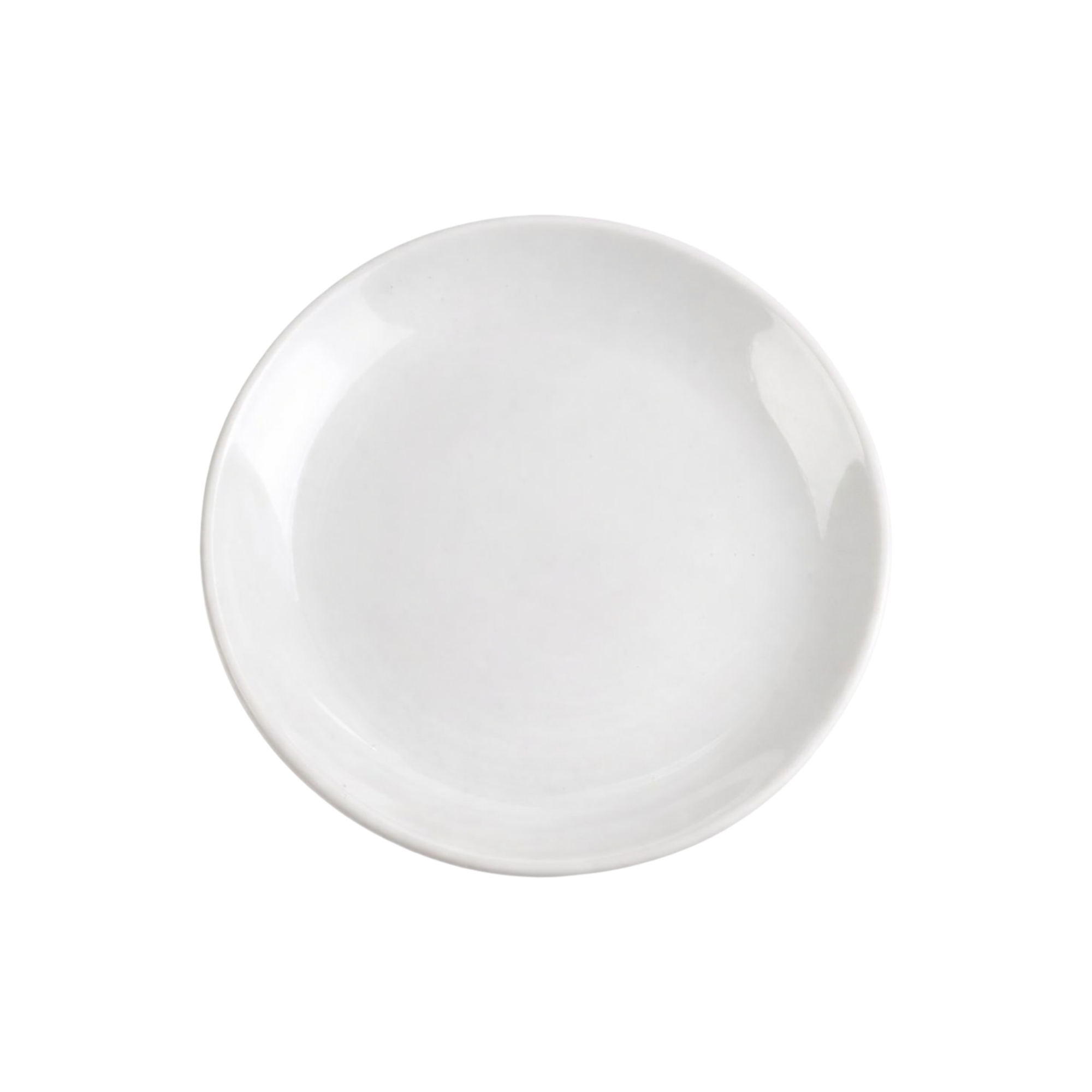 White Stoneware Plate 12”